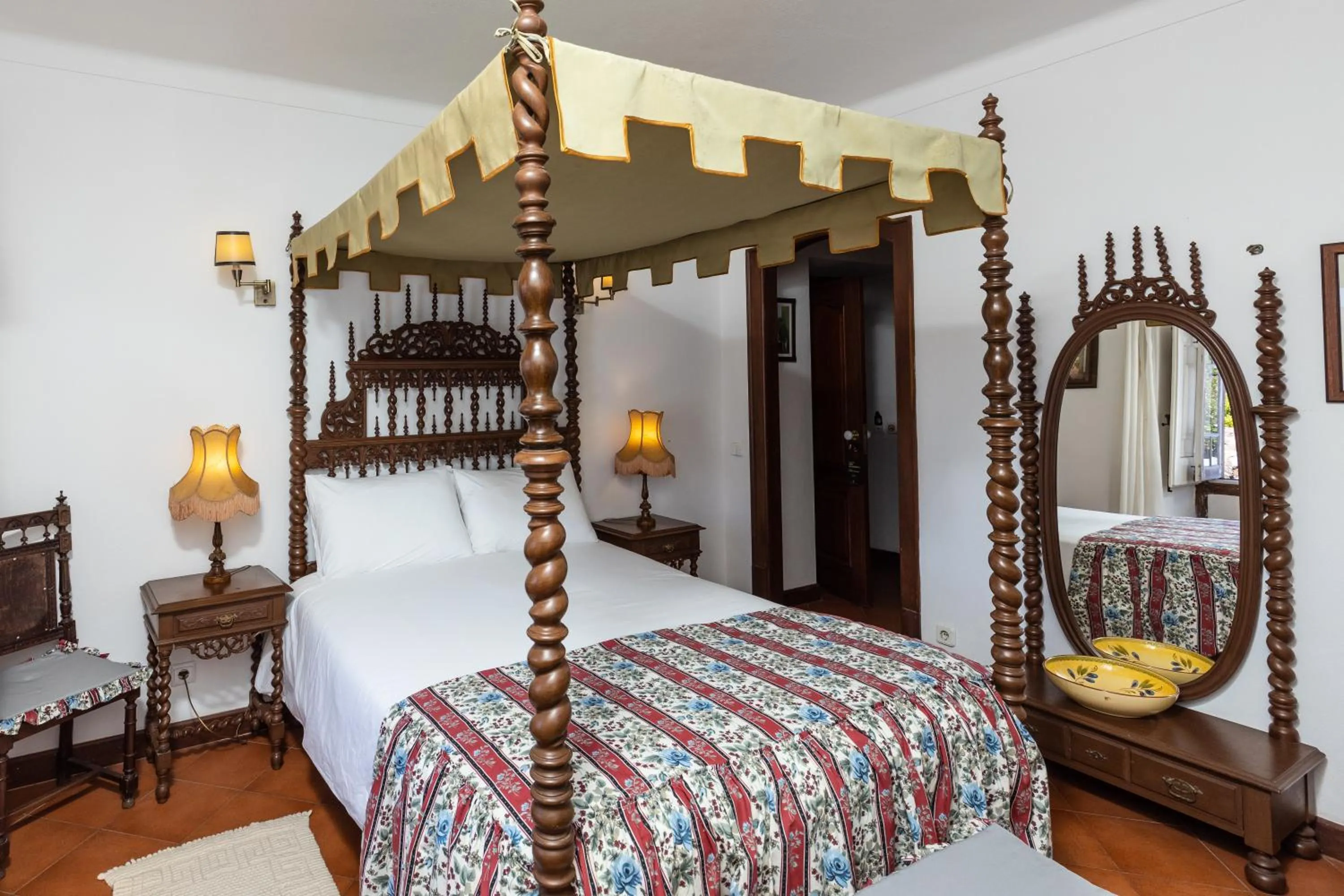 Bed in Casa de S. Thiago do Castelo