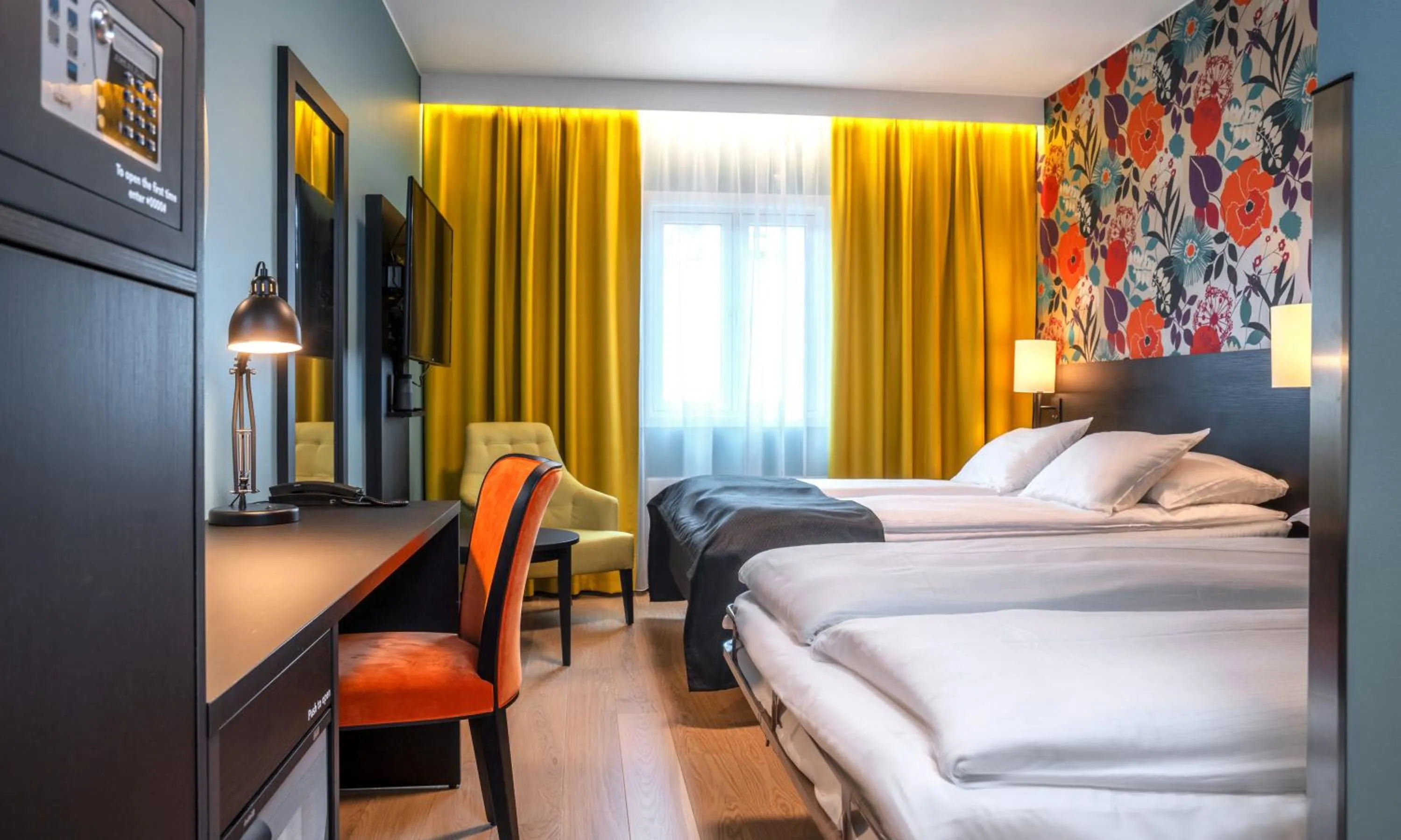 Bed in Thon Hotel Harstad