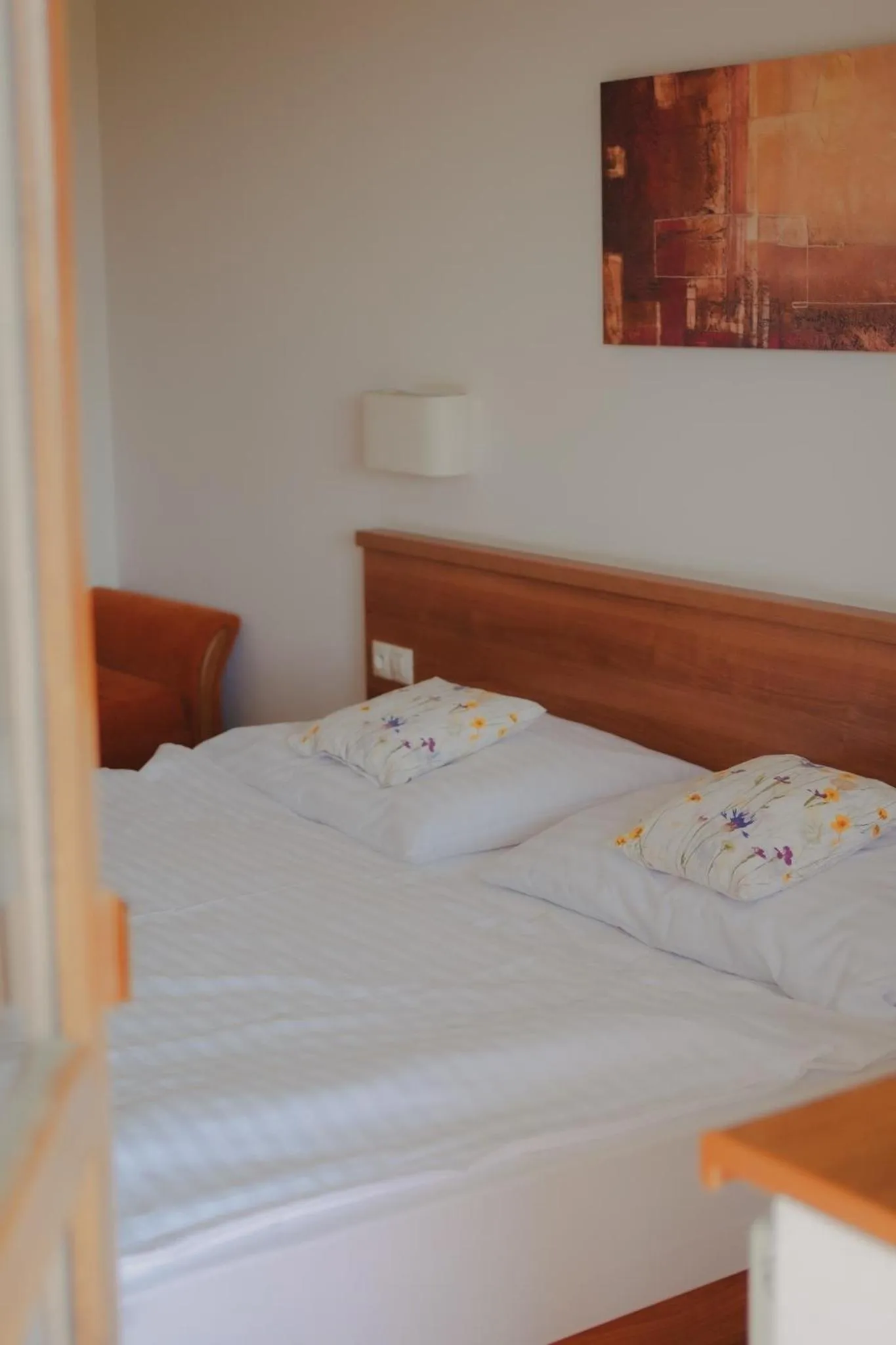 Bed in Hotel Kopanice