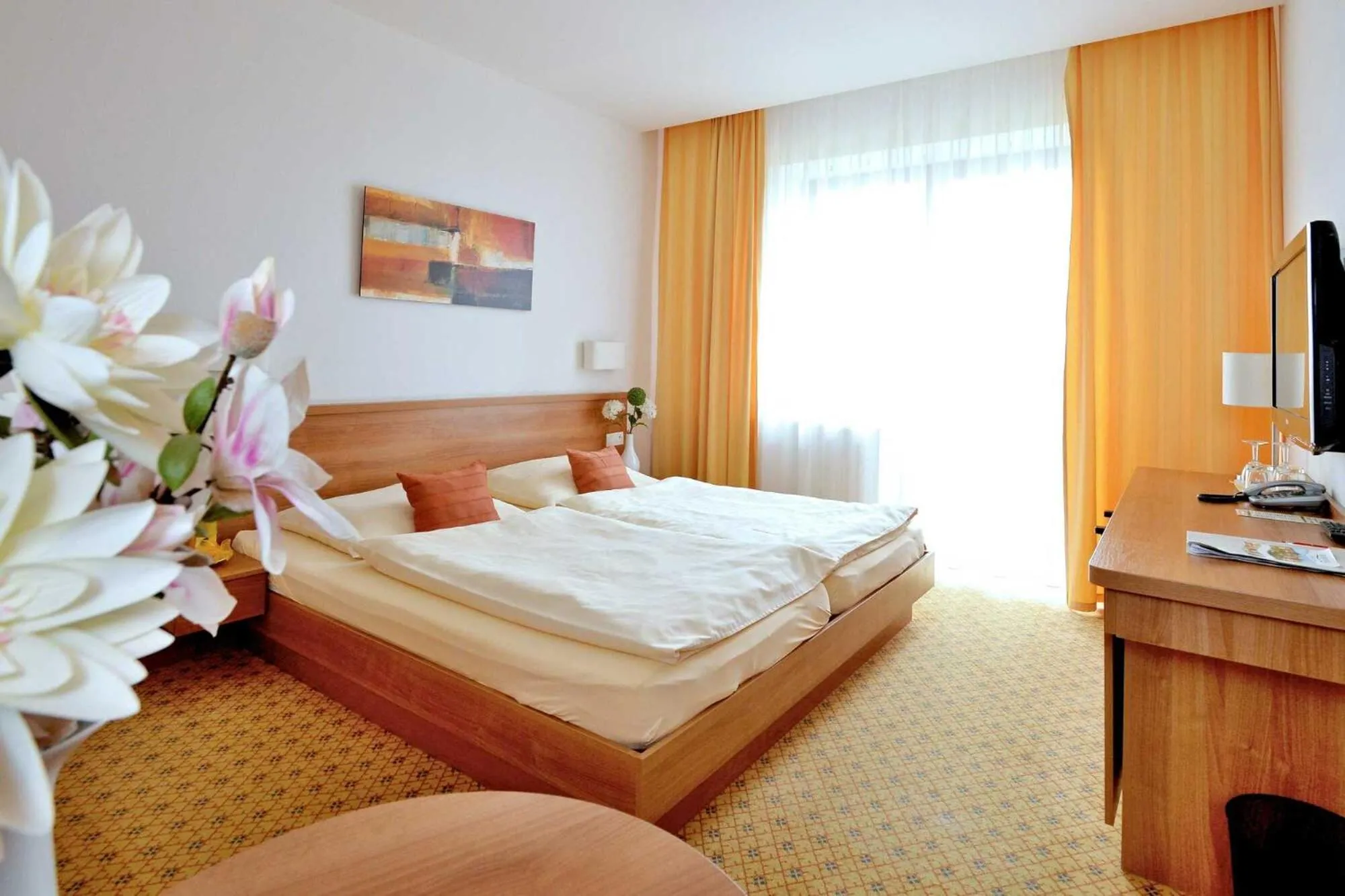 Bed in Hotel Kopanice