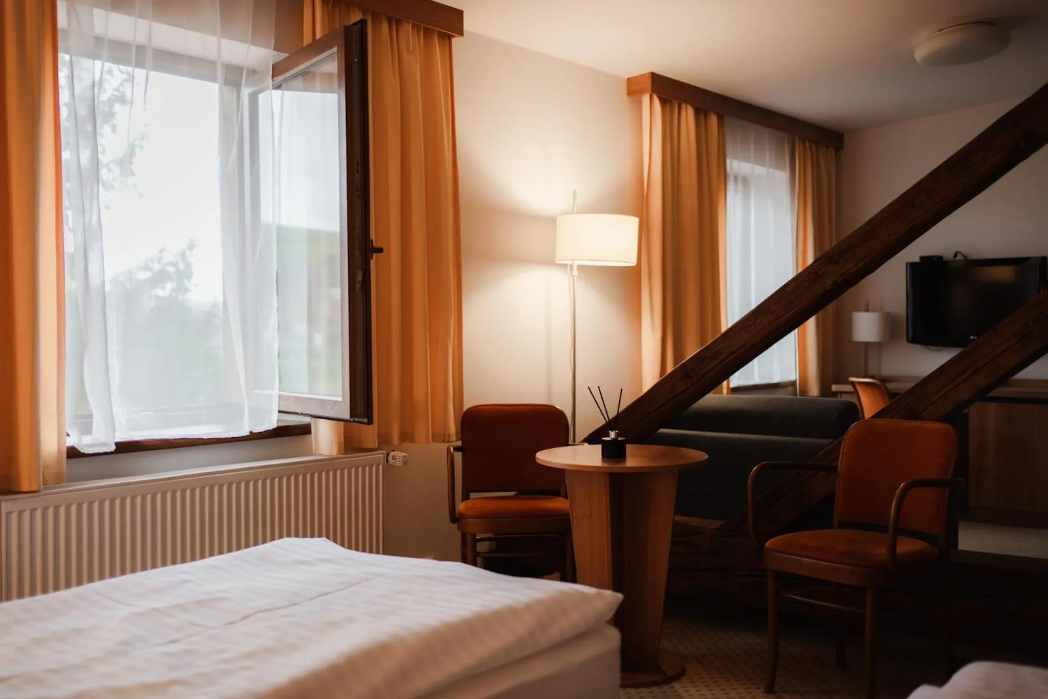 Bed in Hotel Kopanice