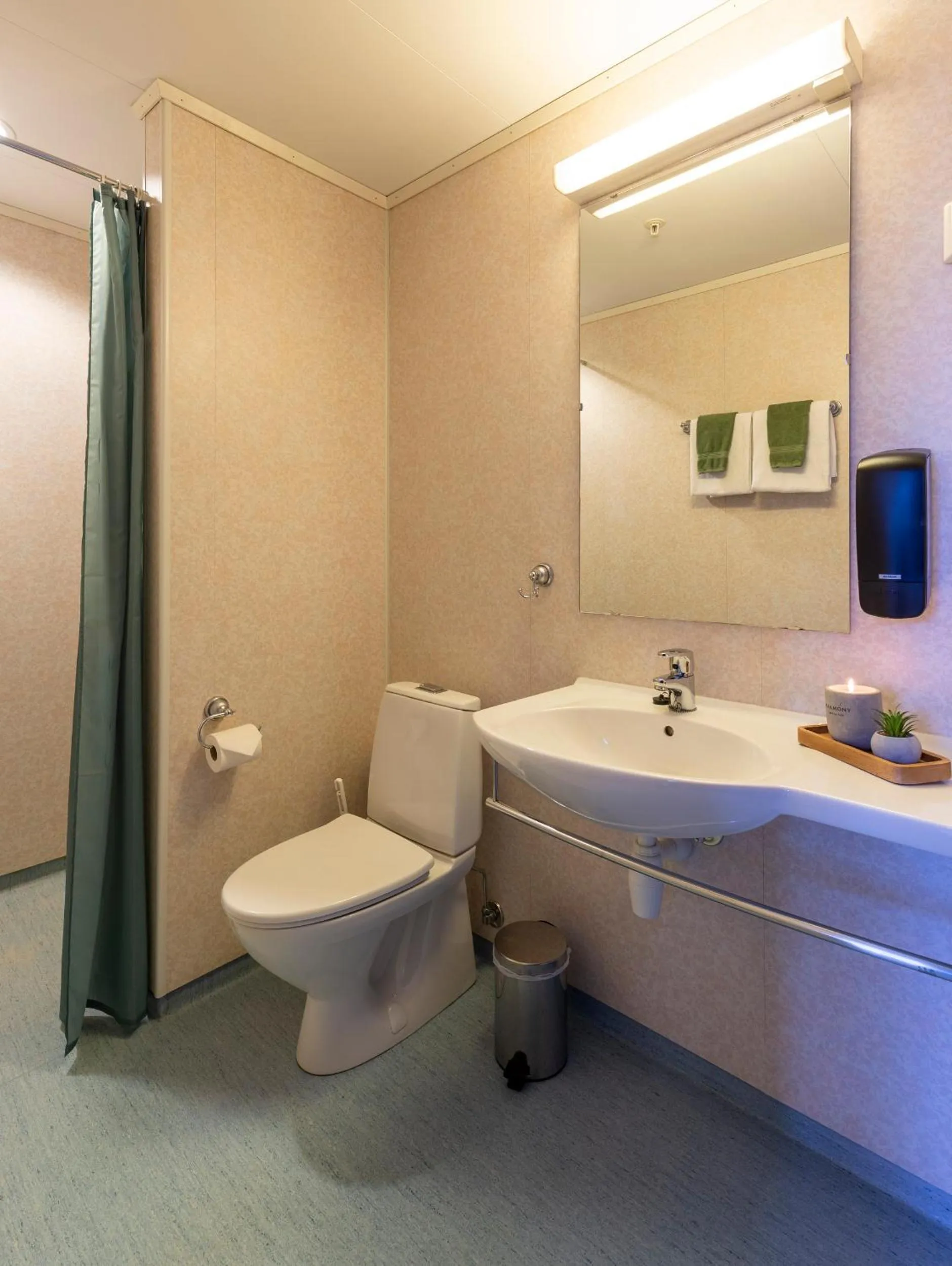 Bathroom in Vikingskipet Hotell