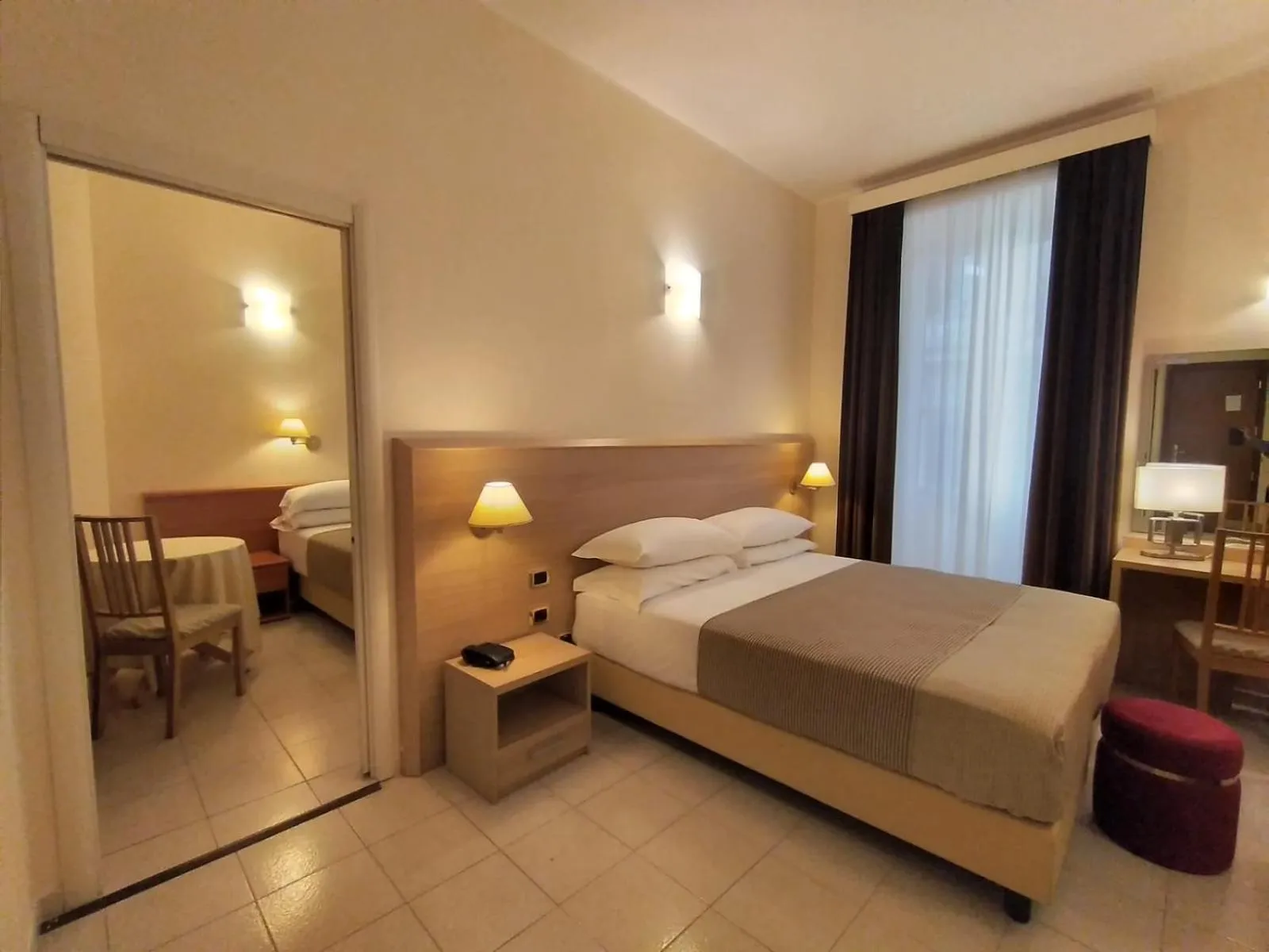 Bedroom, Bed in Hotel Principe Eugenio