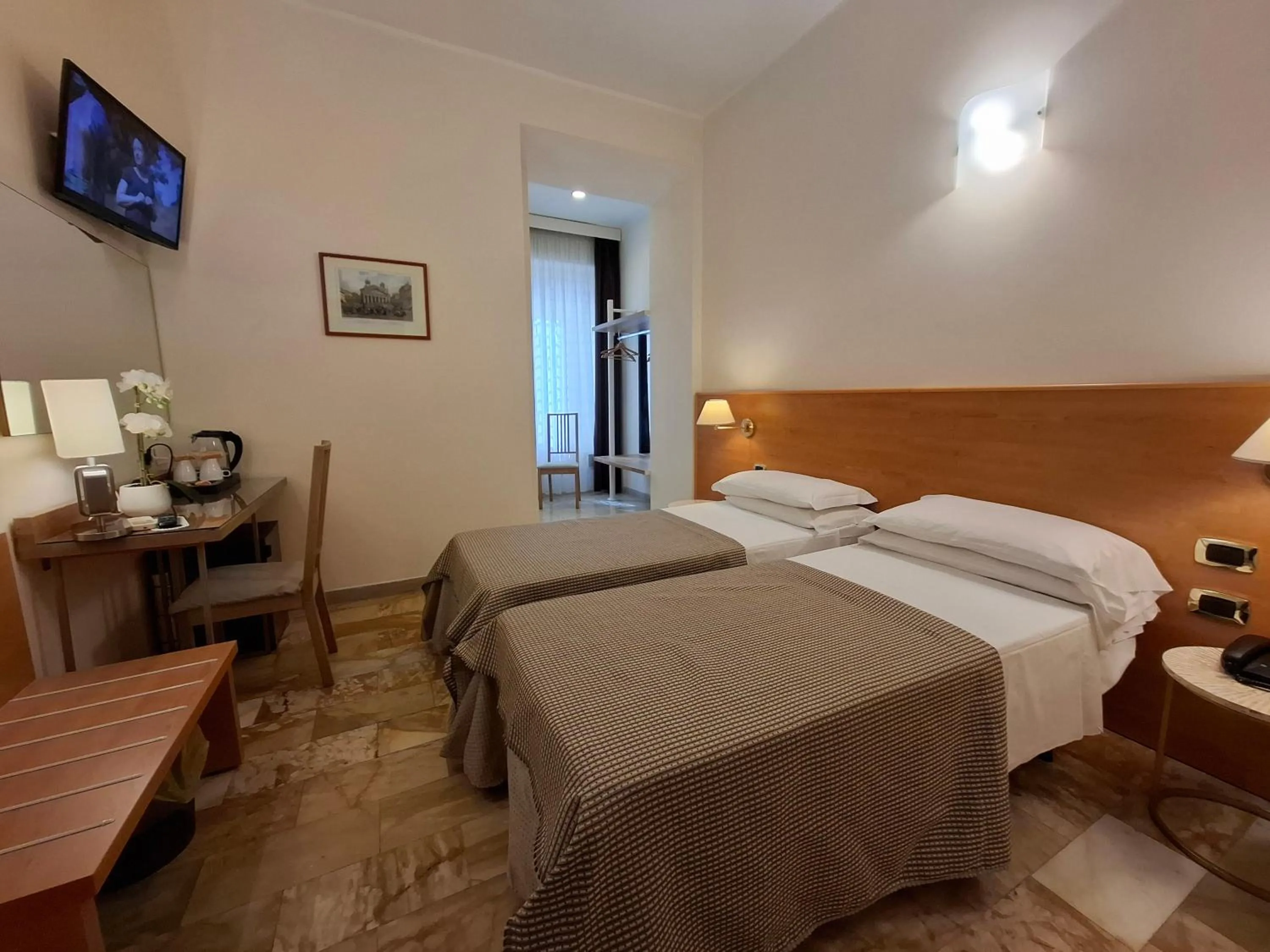 Bedroom, Bed in Hotel Principe Eugenio