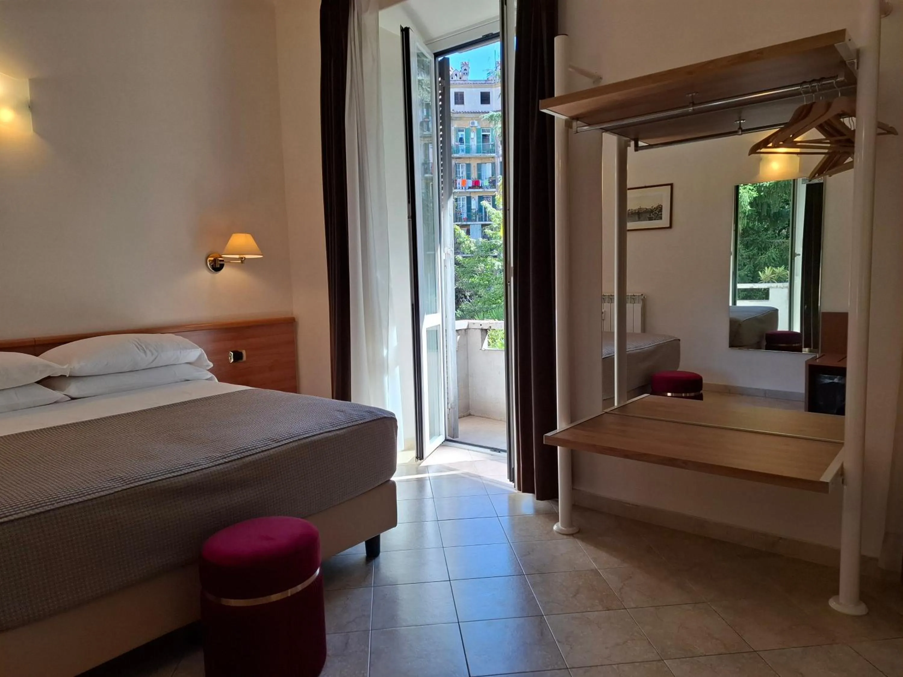 Bed in Hotel Principe Eugenio