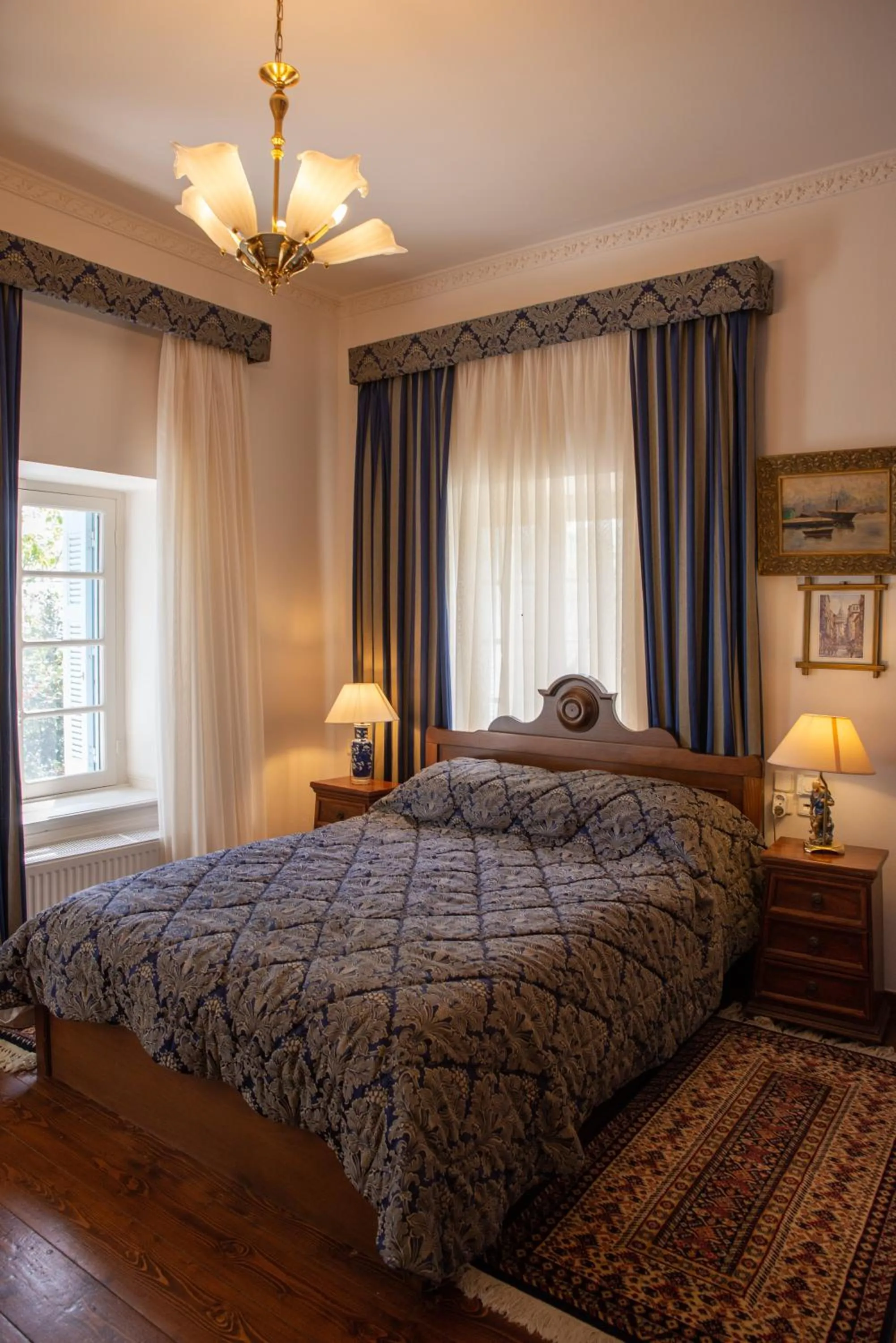 Bed in Archontiko Stamou