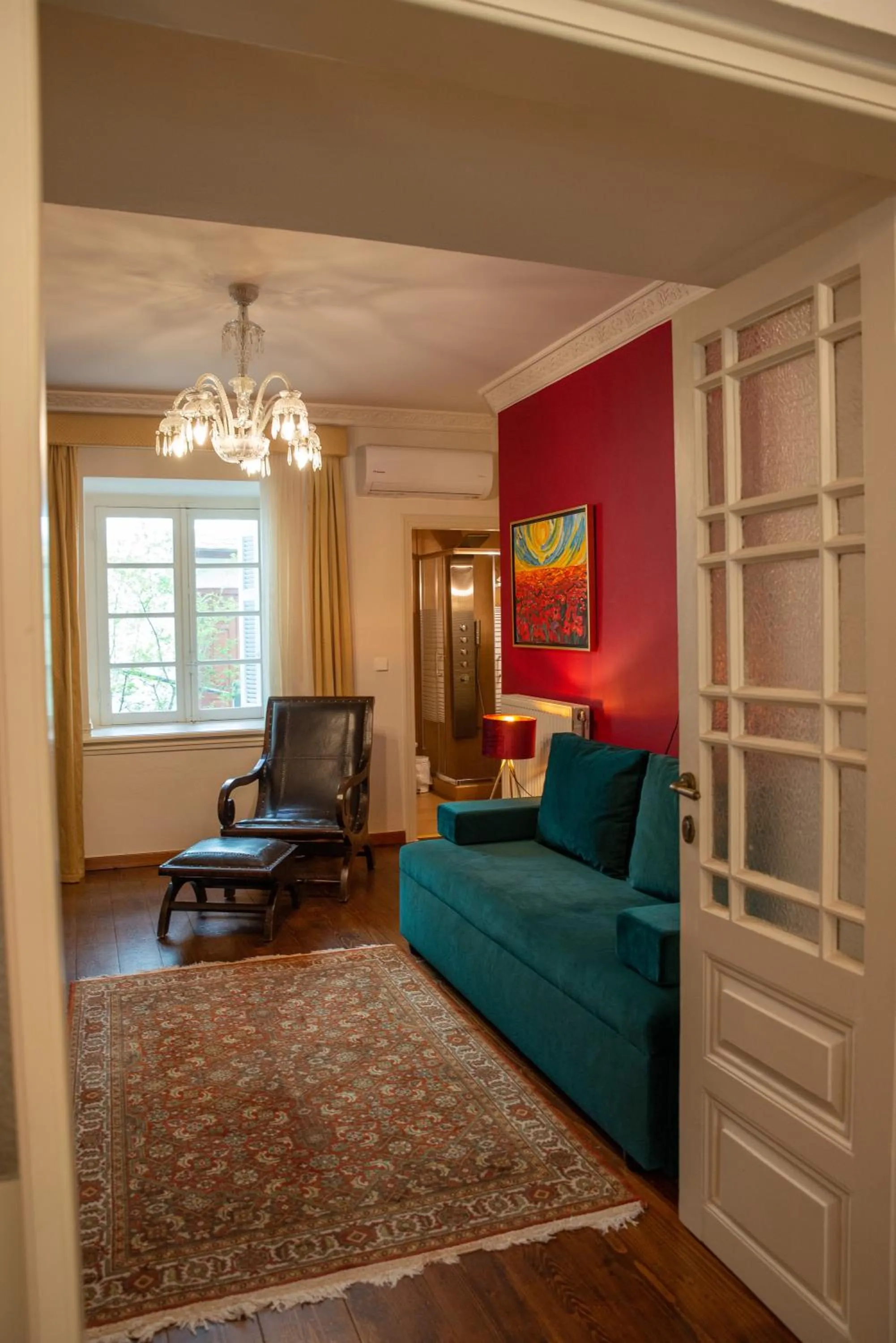 Living room in Archontiko Stamou