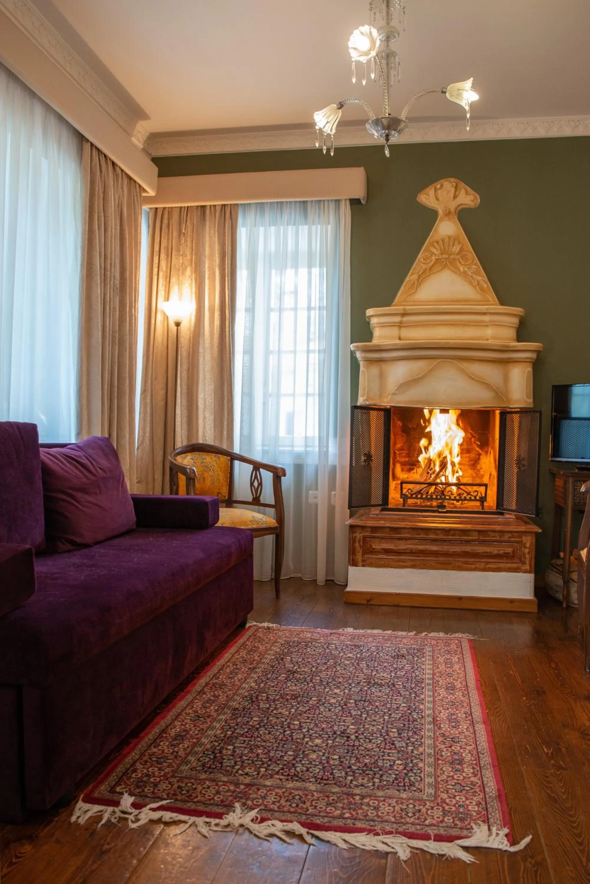 Living room in Archontiko Stamou