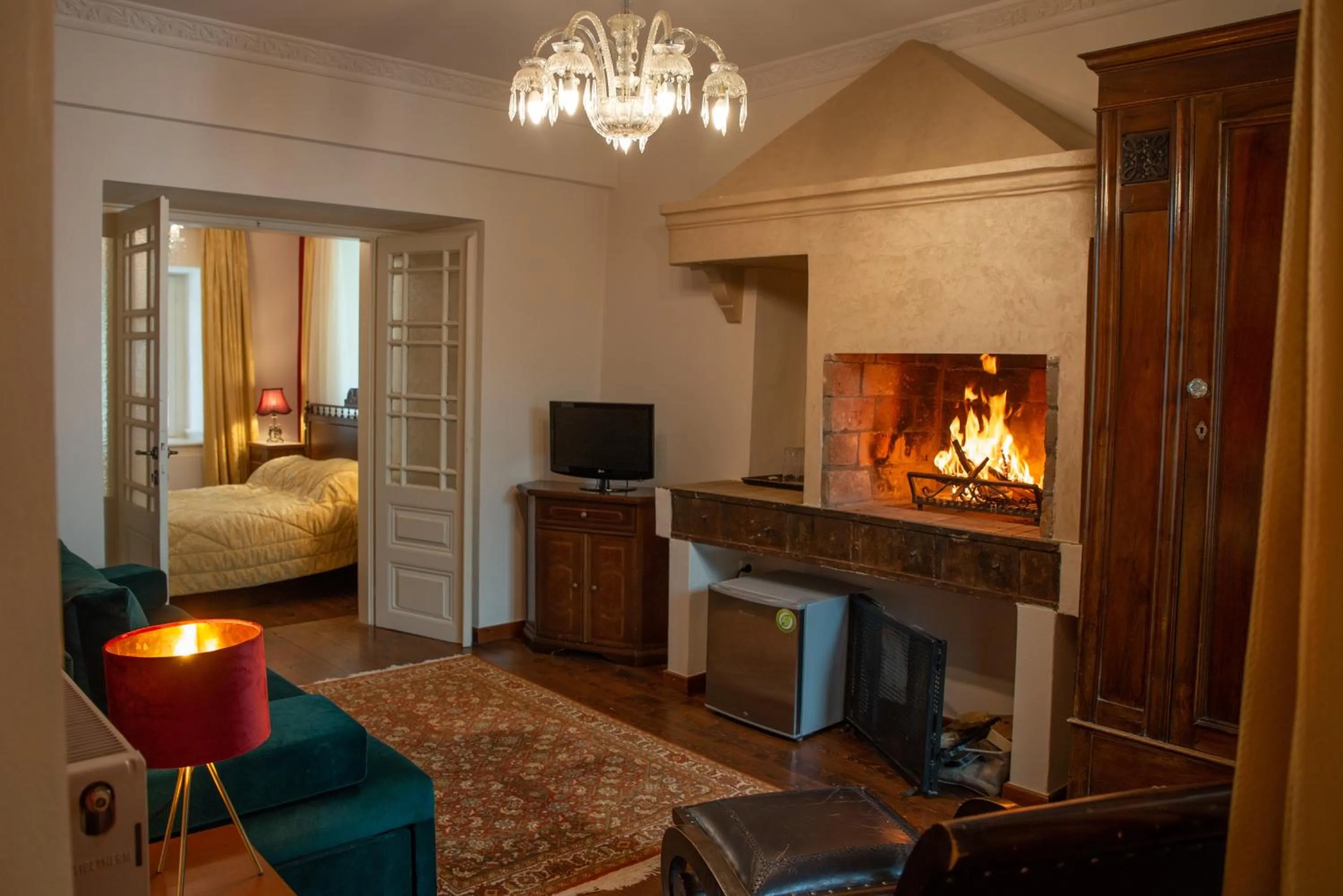 Living room in Archontiko Stamou