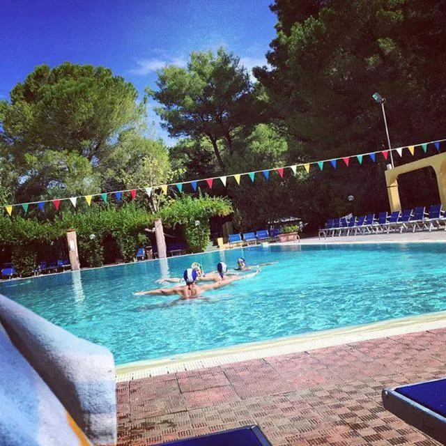 Swimming pool in Terme Acqua Pia