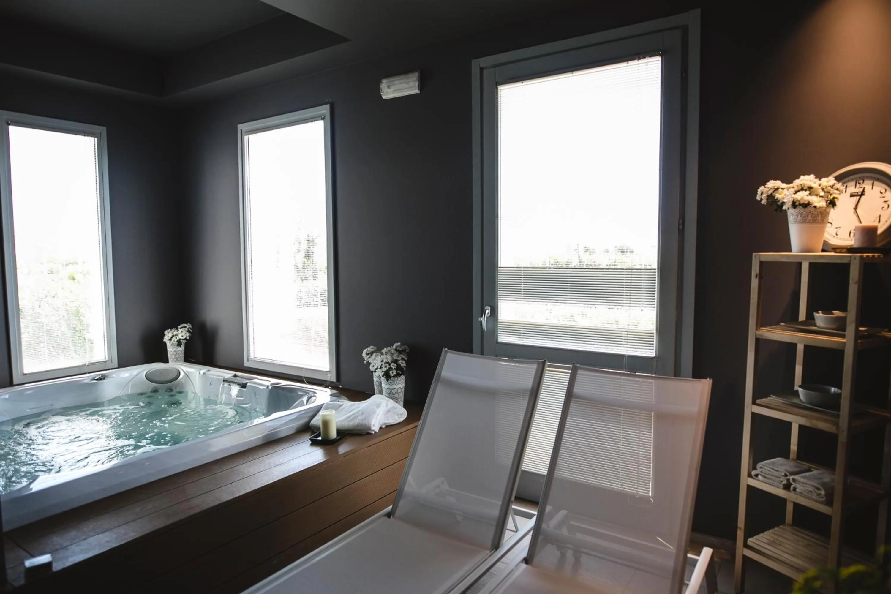 Hot Tub in Il Vigneto Resort