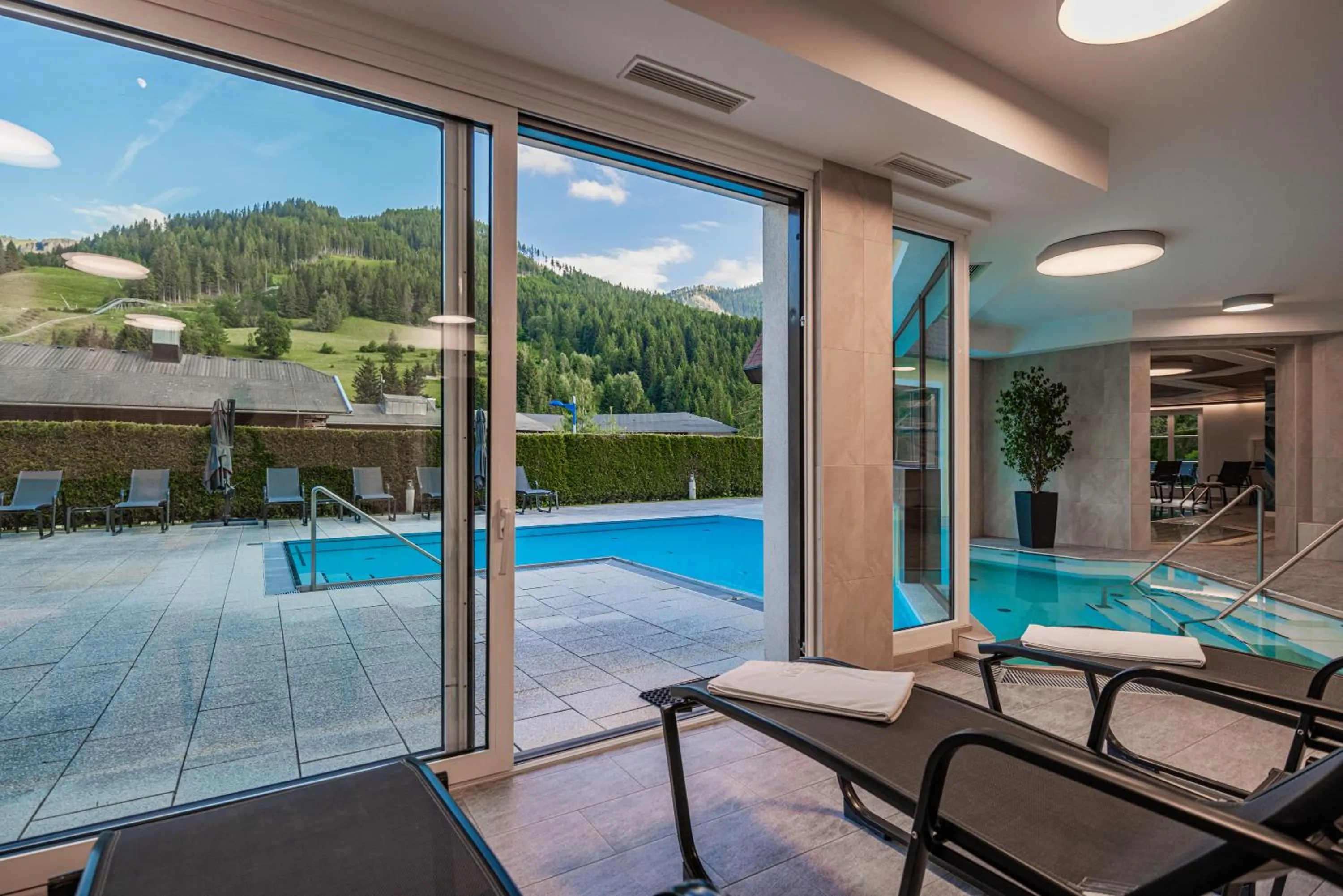 Pool view in Alpine Spa Residence