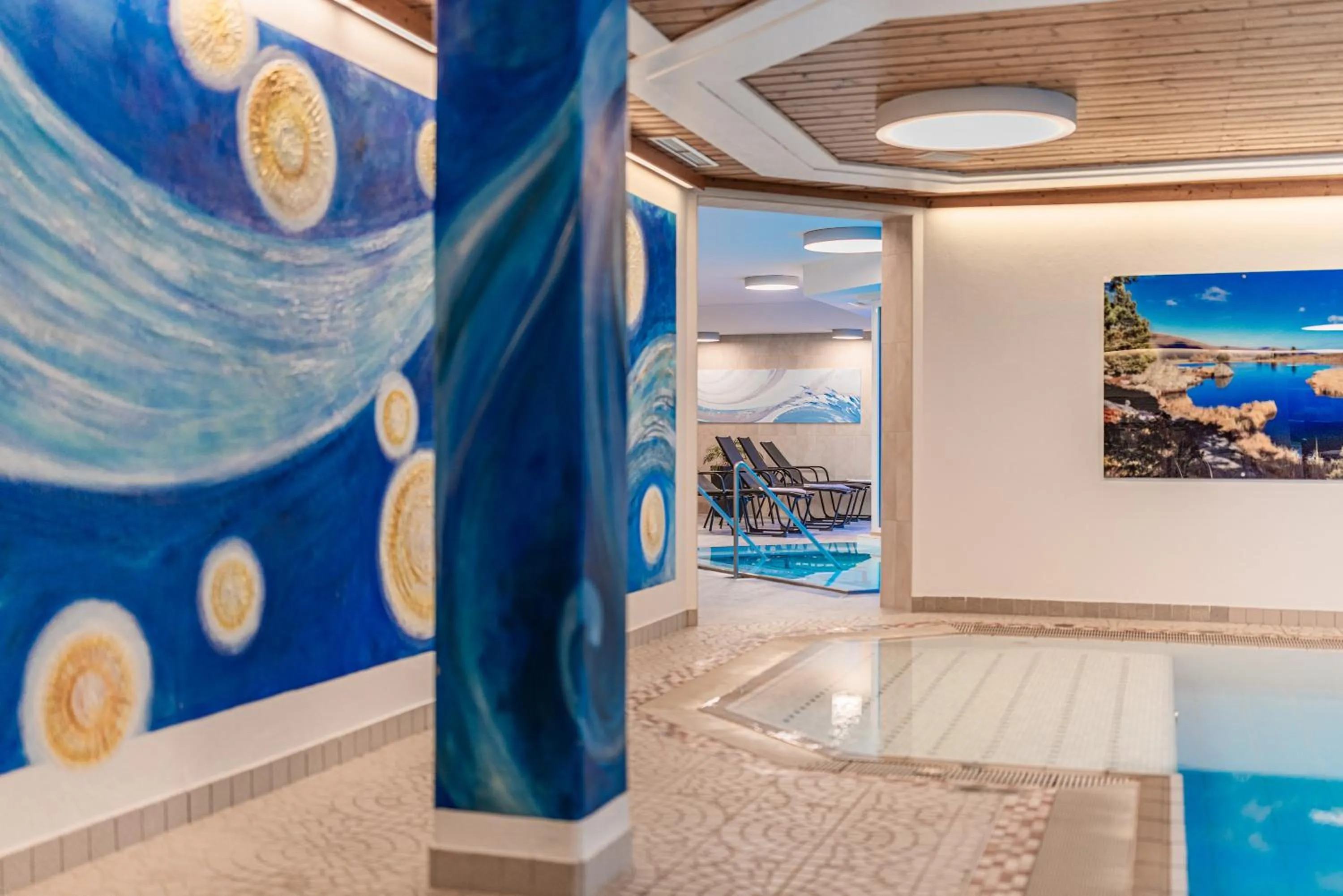 Pool view in Alpine Spa Residence