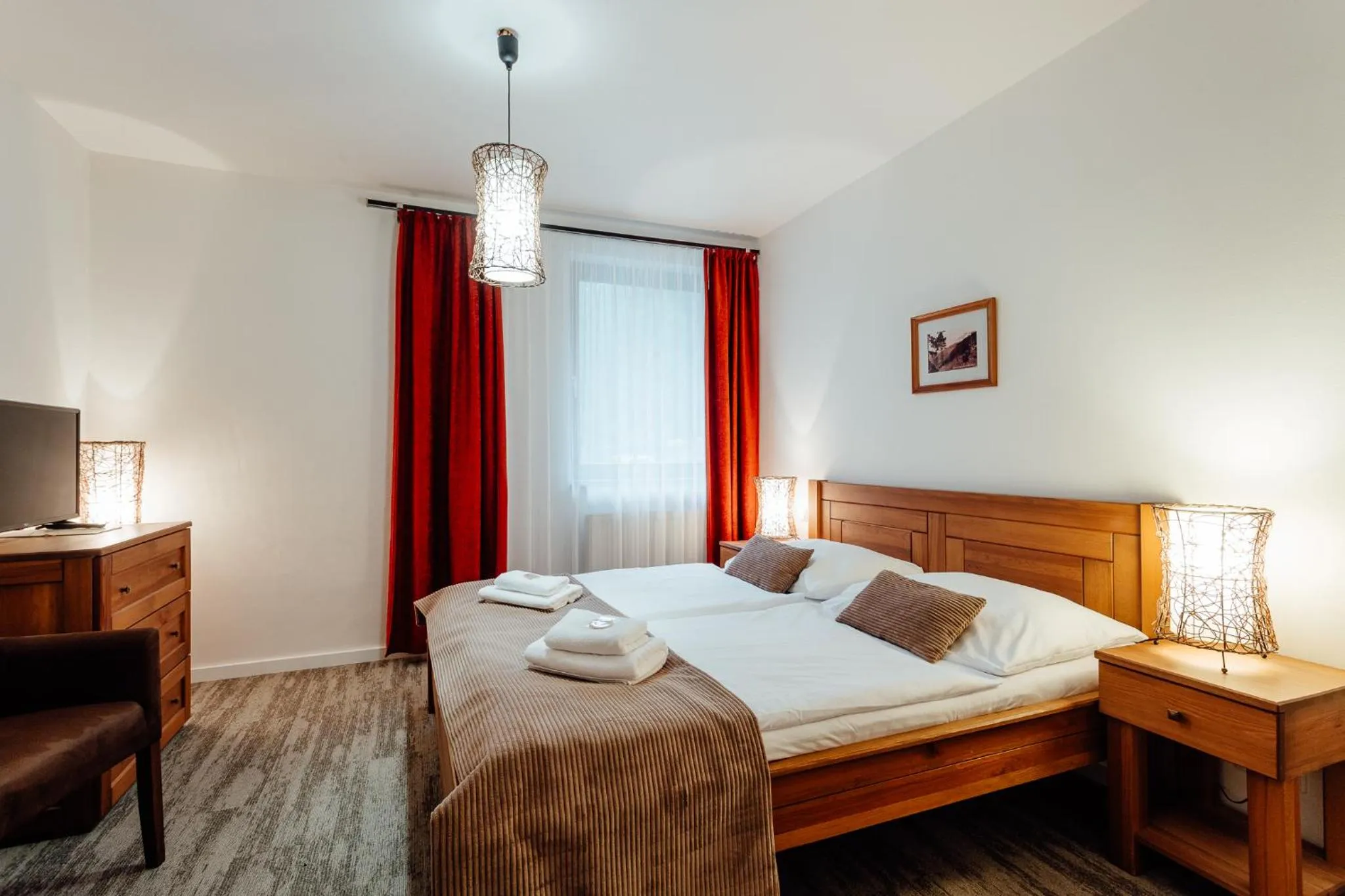 Bed in Hotel Mikulášska Chata