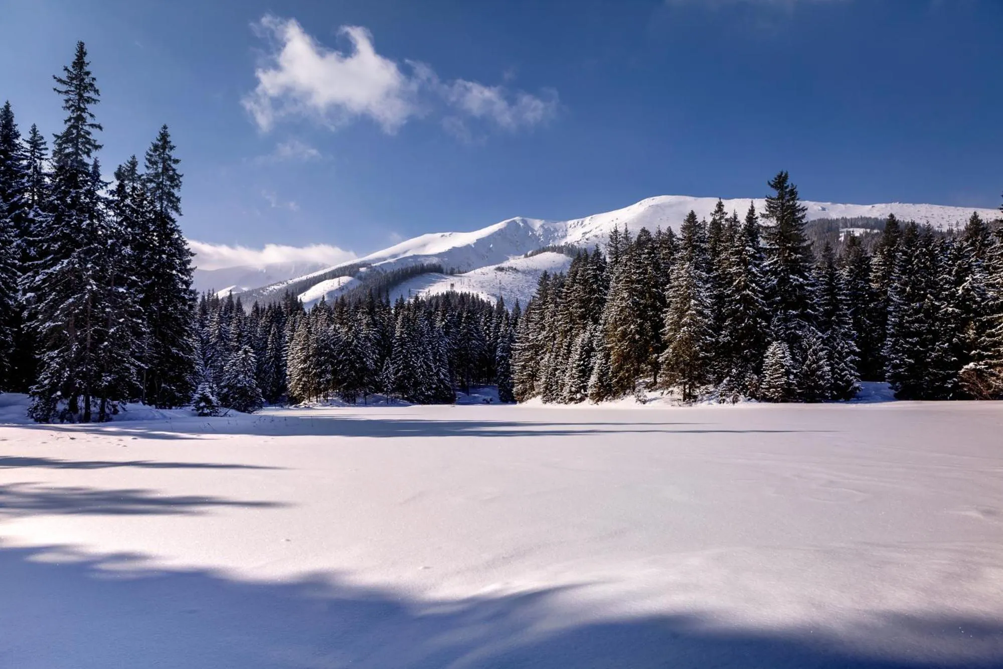 Lake view in Hotel Mikulášska Chata