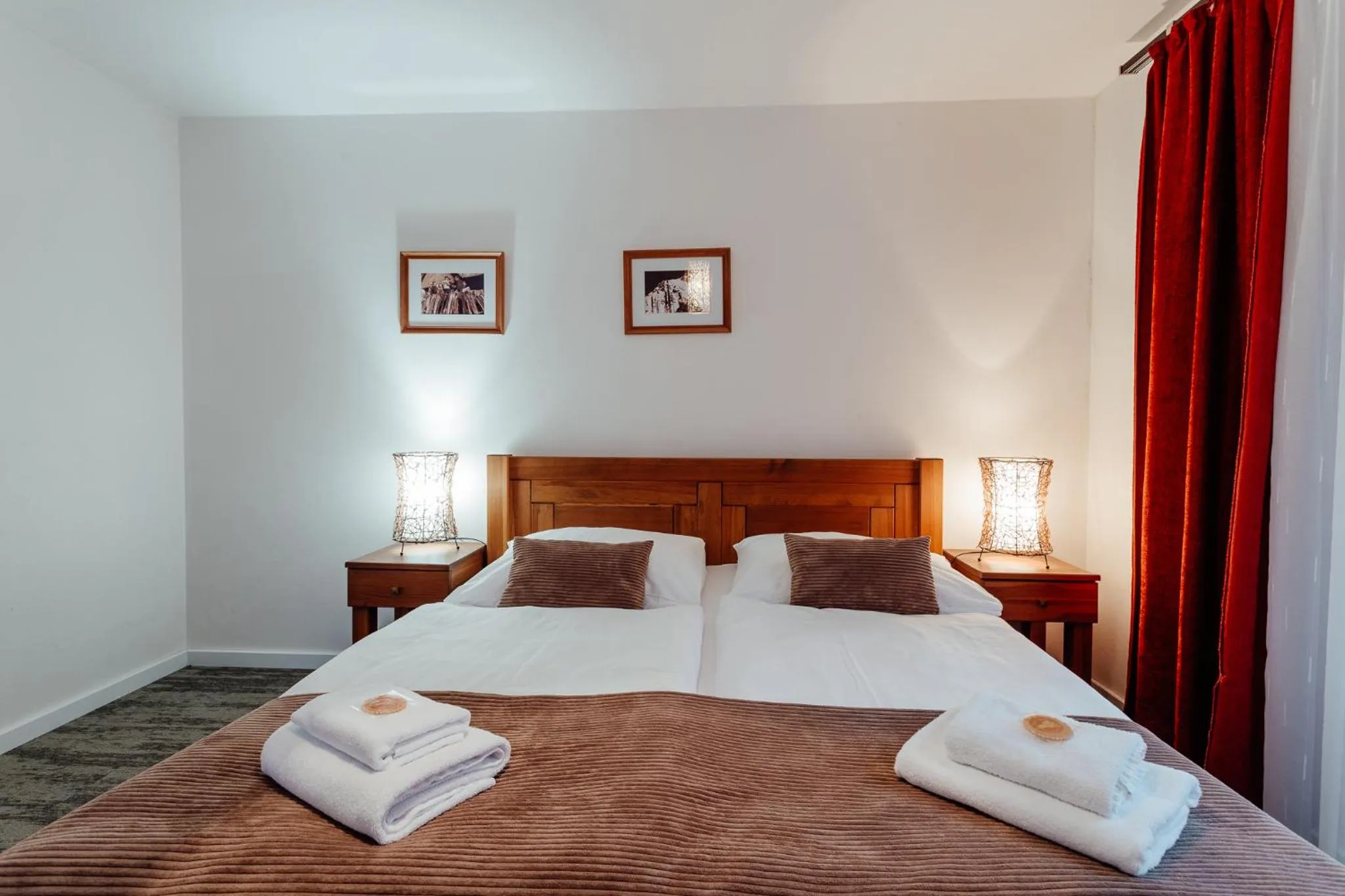 Bed in Hotel Mikulášska Chata