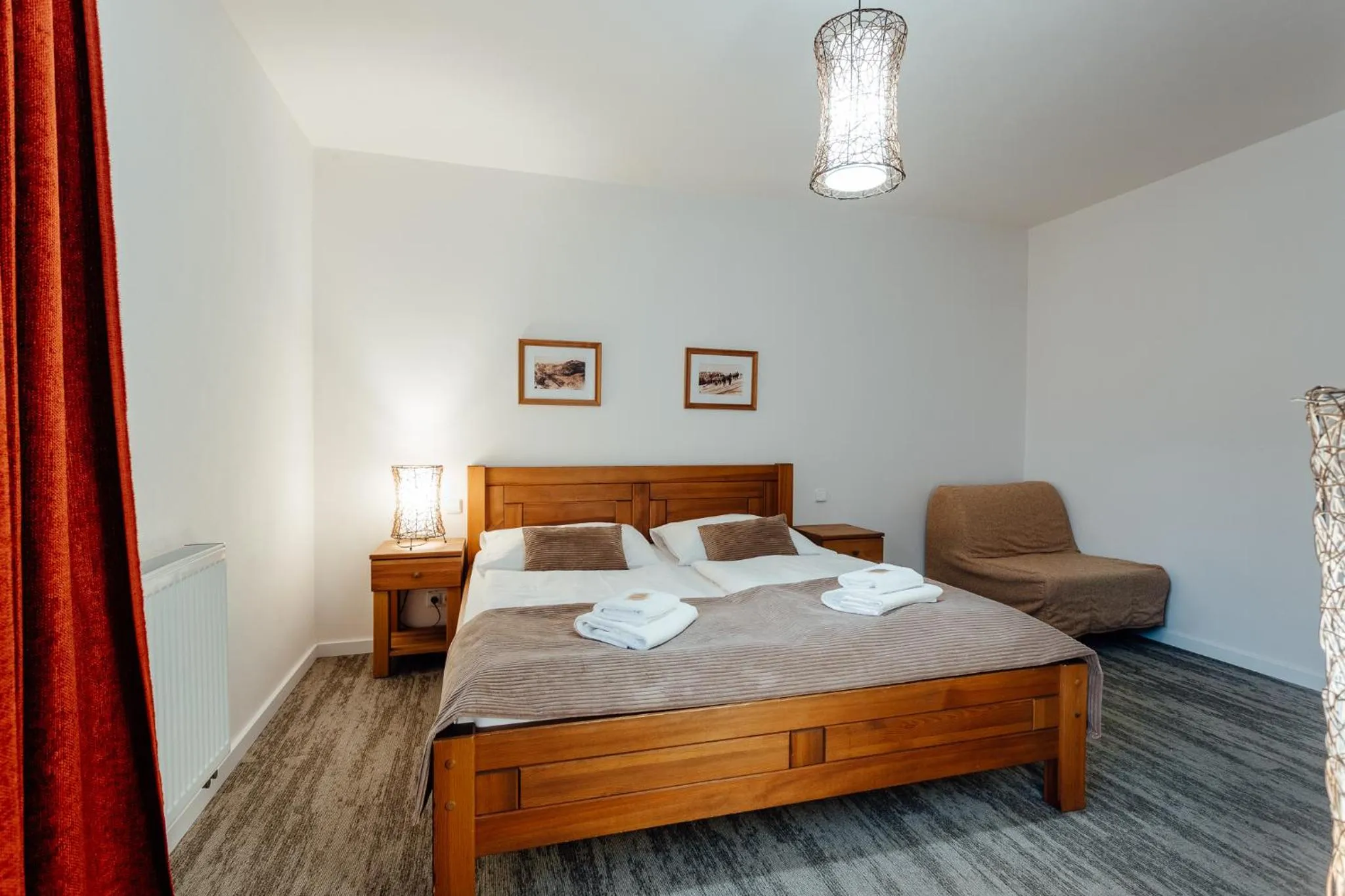 Bed in Hotel Mikulášska Chata