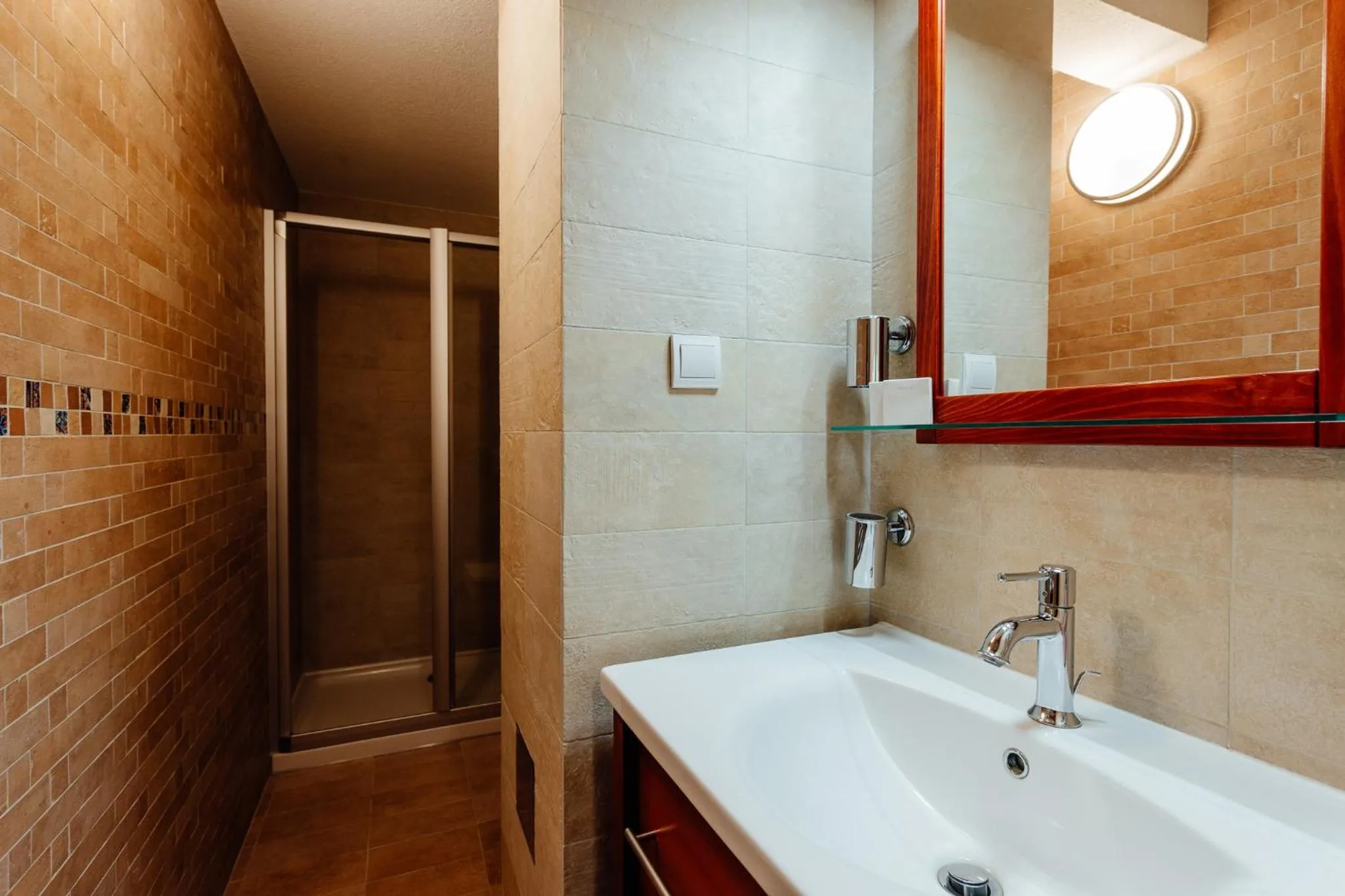 Shower in Hotel Mikulášska Chata