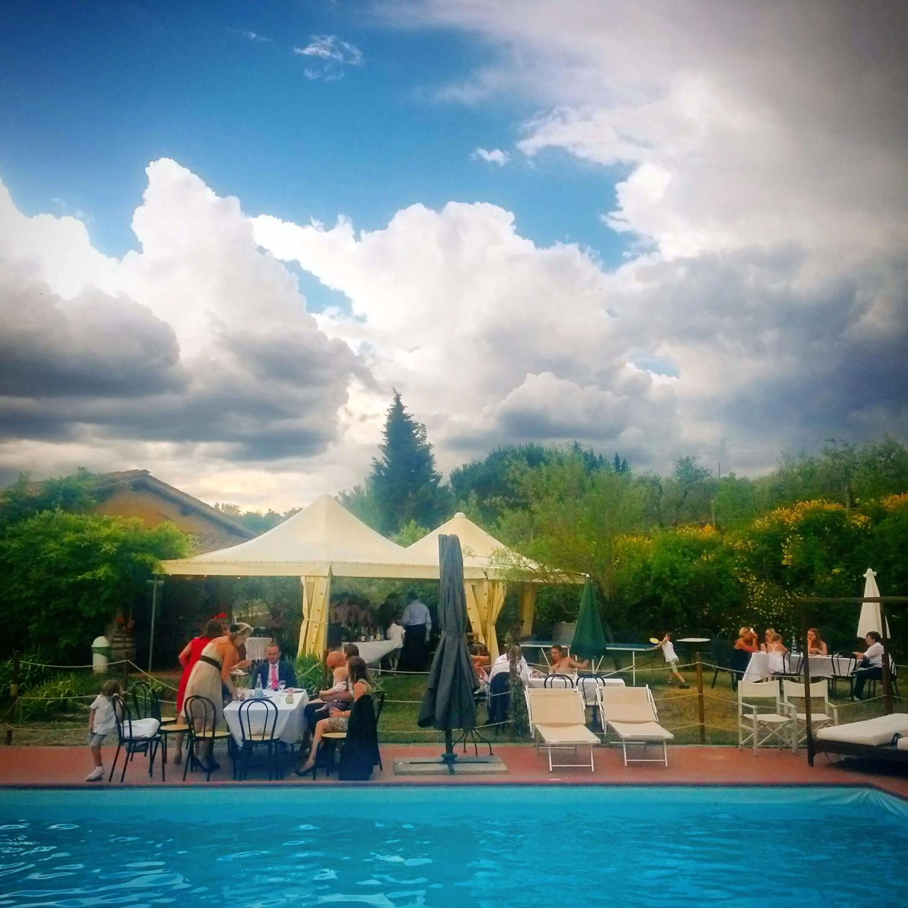 Swimming pool in Podere Dell'Anselmo