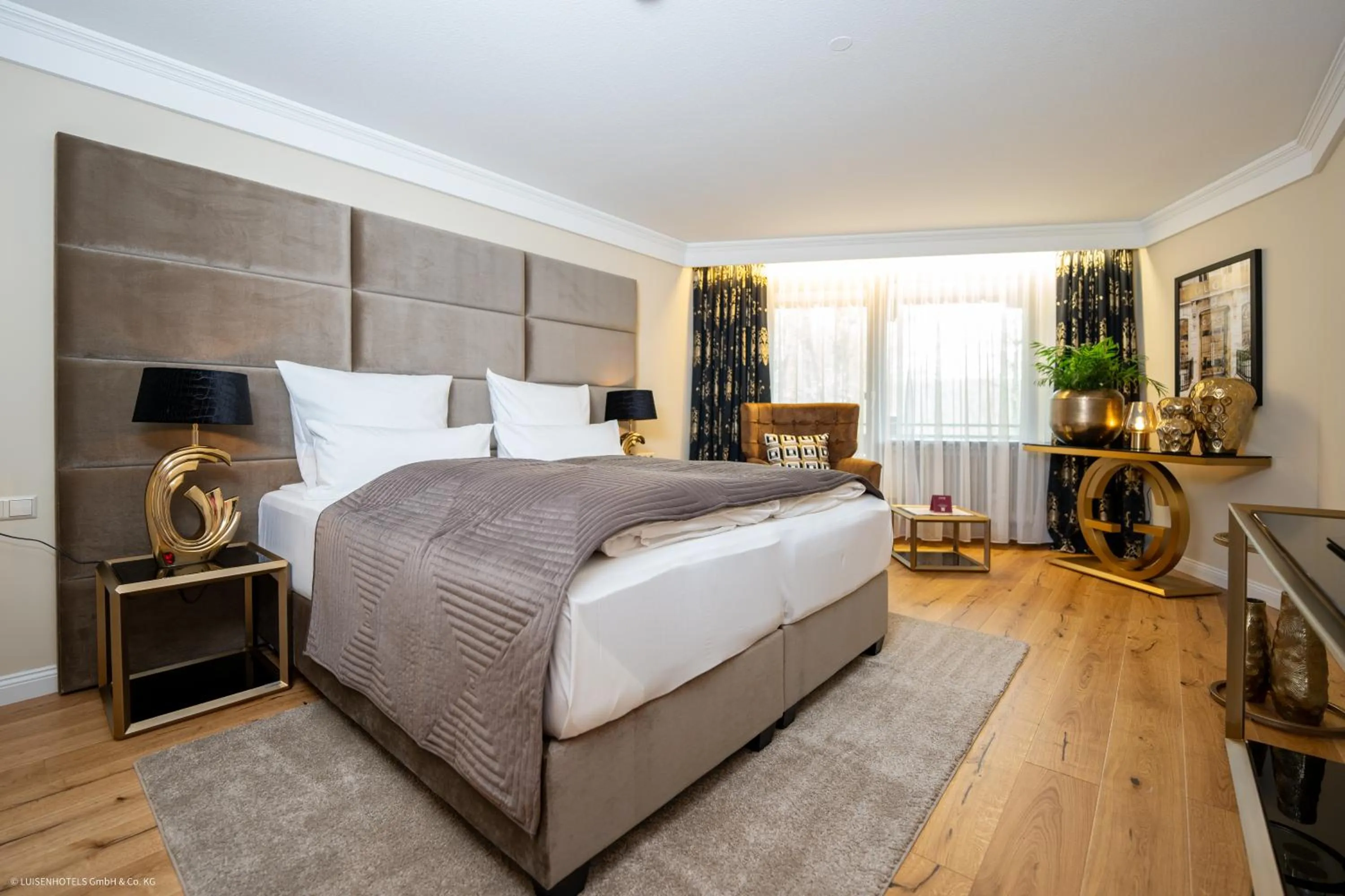 Bed in Waldhotel Luise