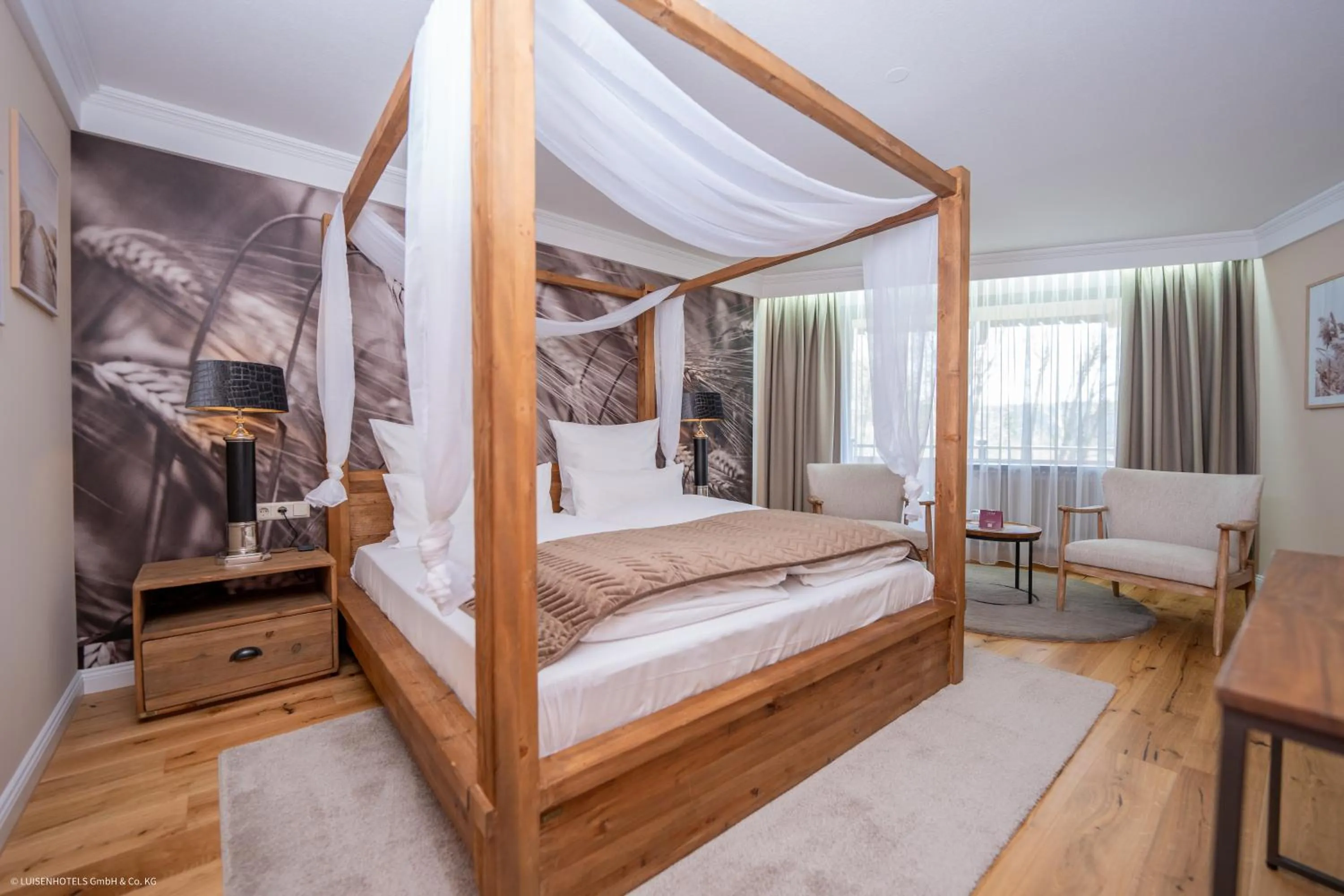 Bed in Waldhotel Luise