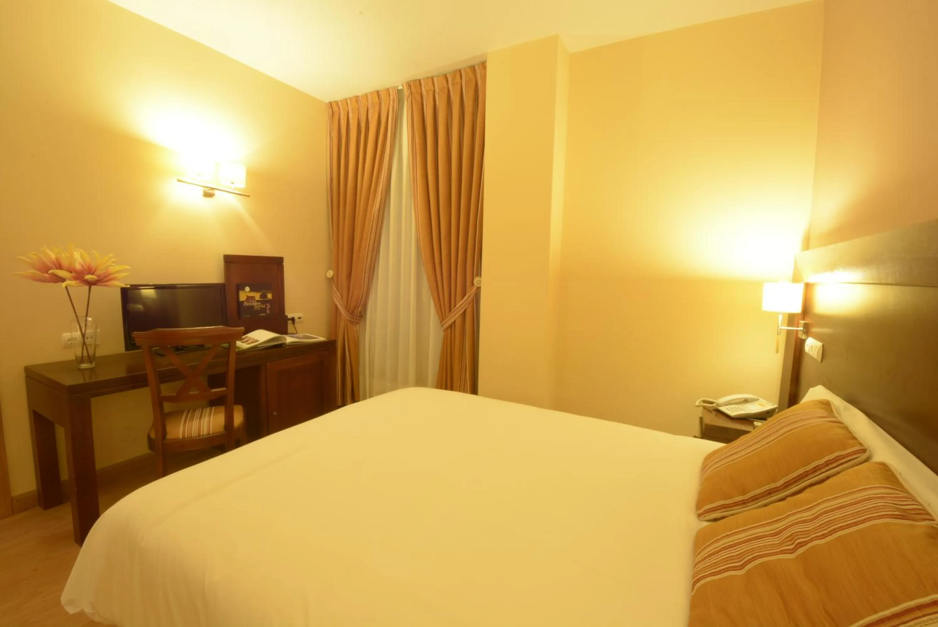 Bed in Hotel Campos de Castilla