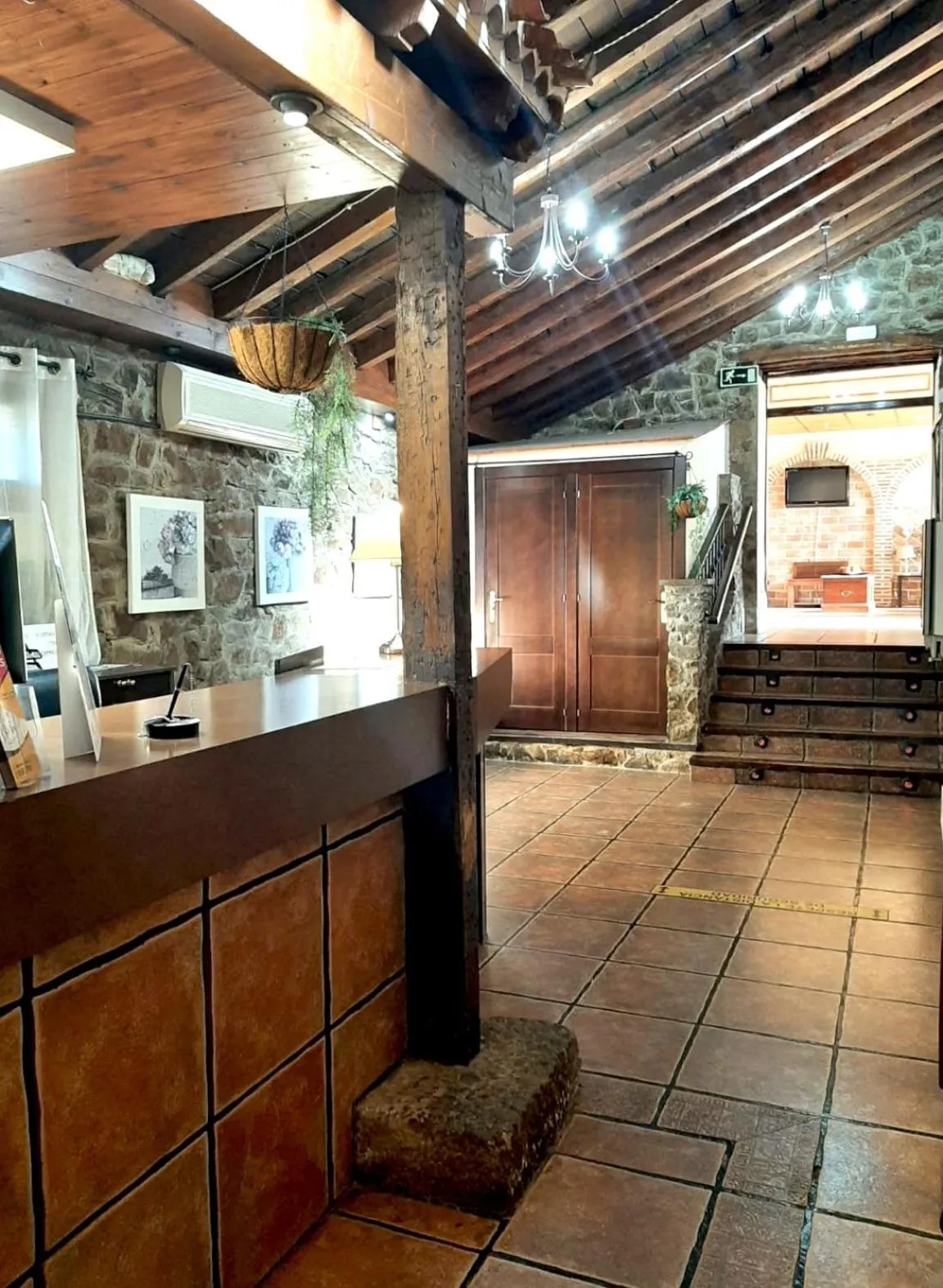 Lobby or reception in Hotel Campos de Castilla