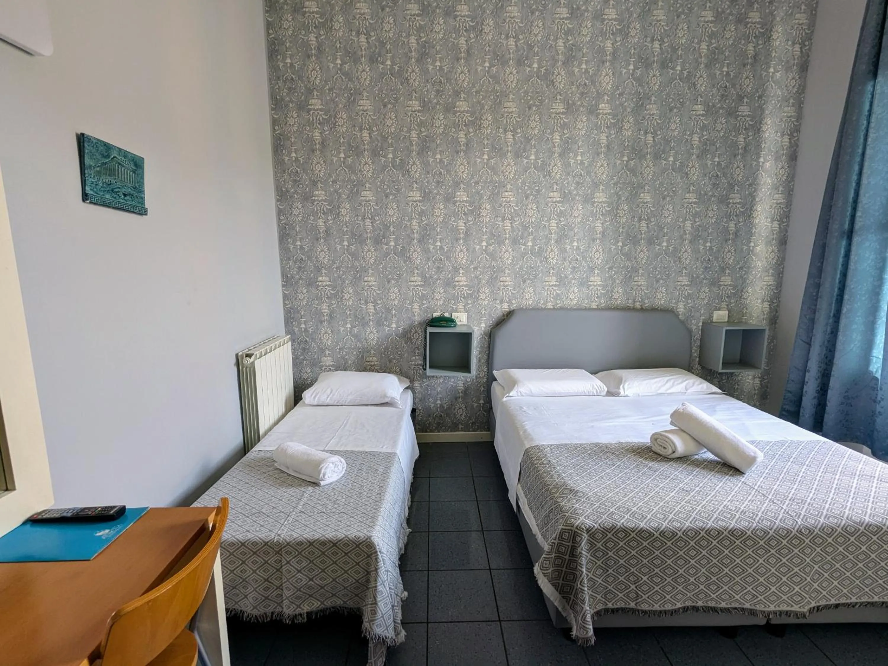 Bed in Hotel Soggiorno Athena