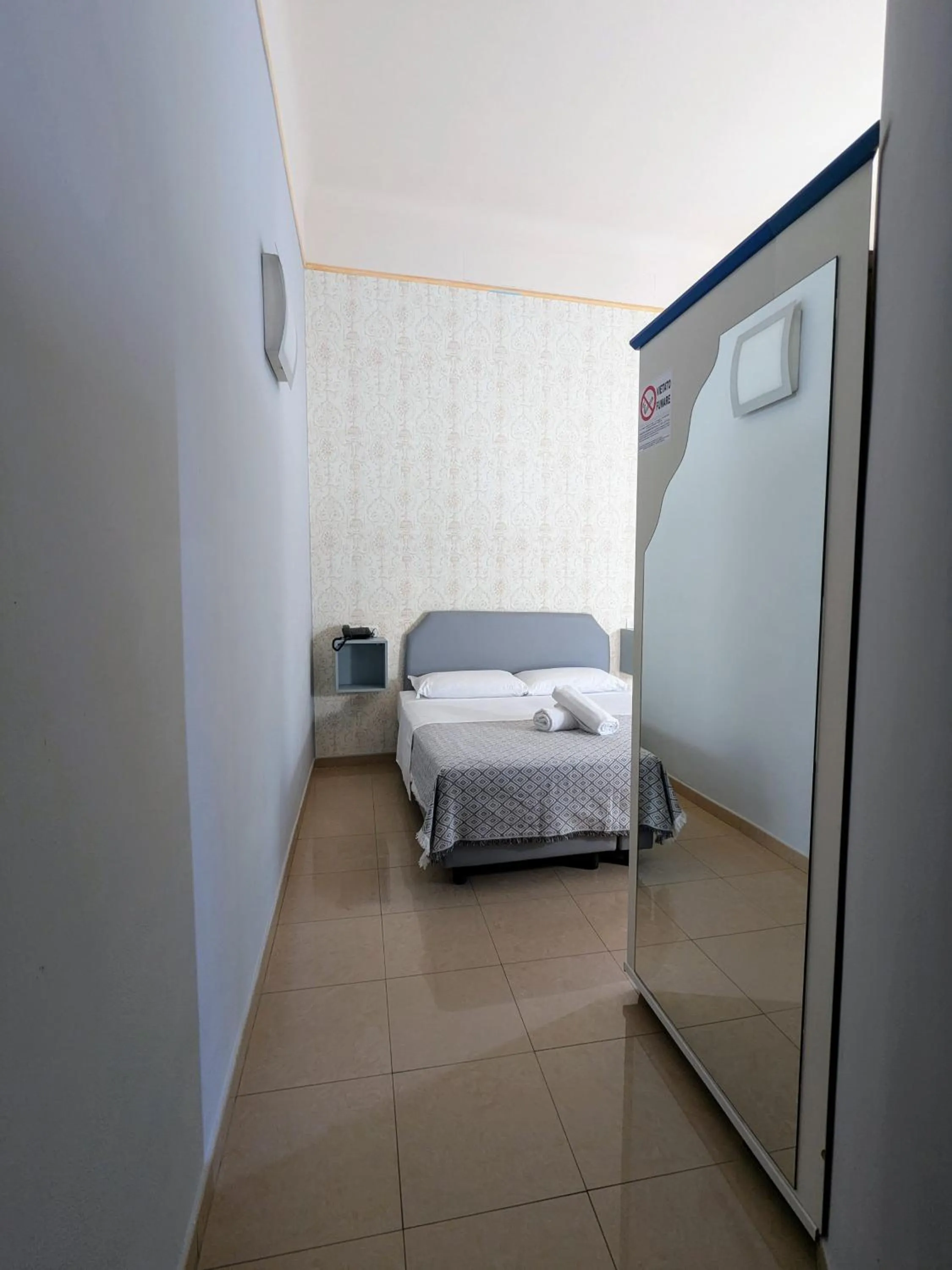 Bed in Hotel Soggiorno Athena