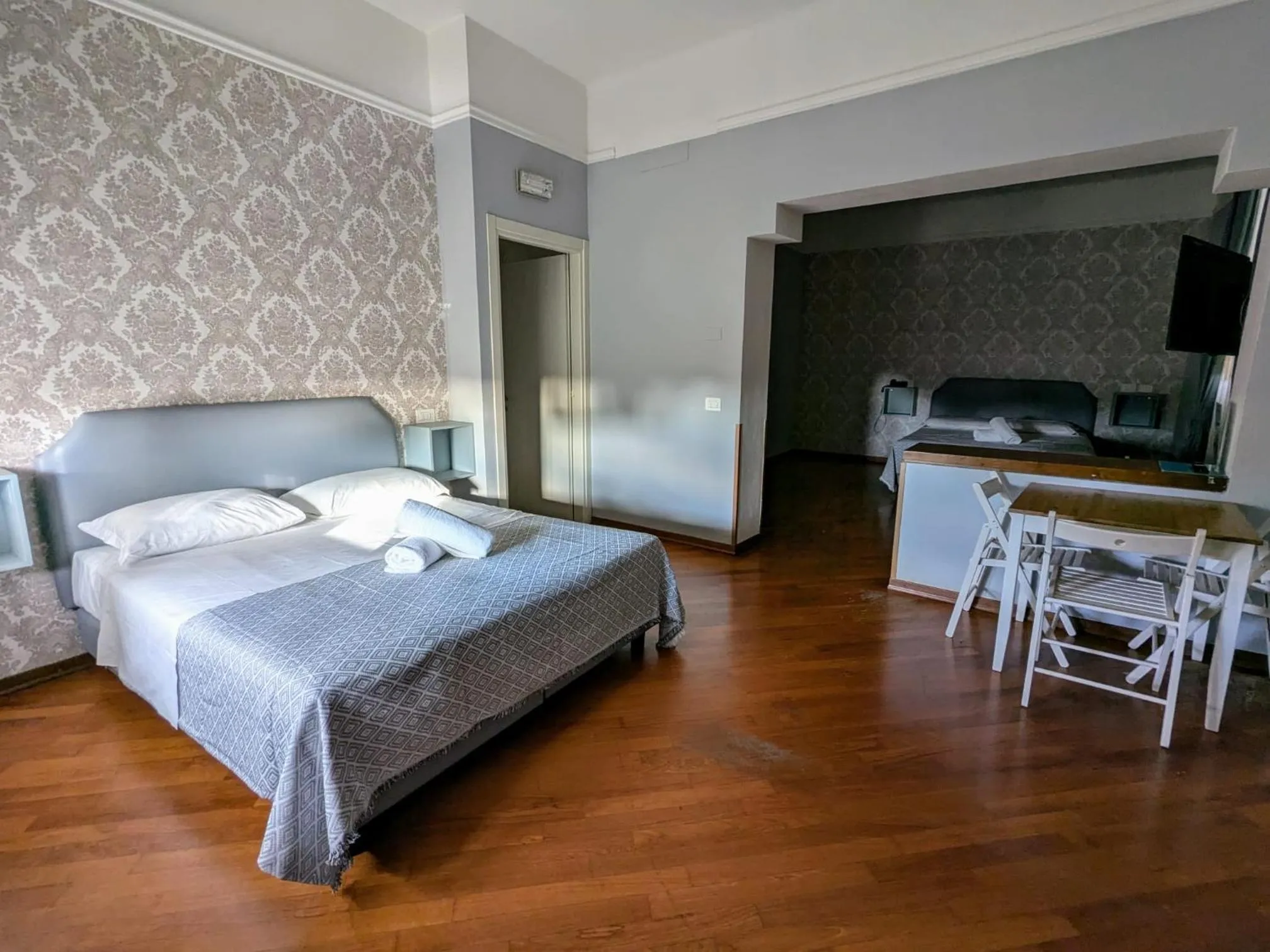 Bed in Hotel Soggiorno Athena