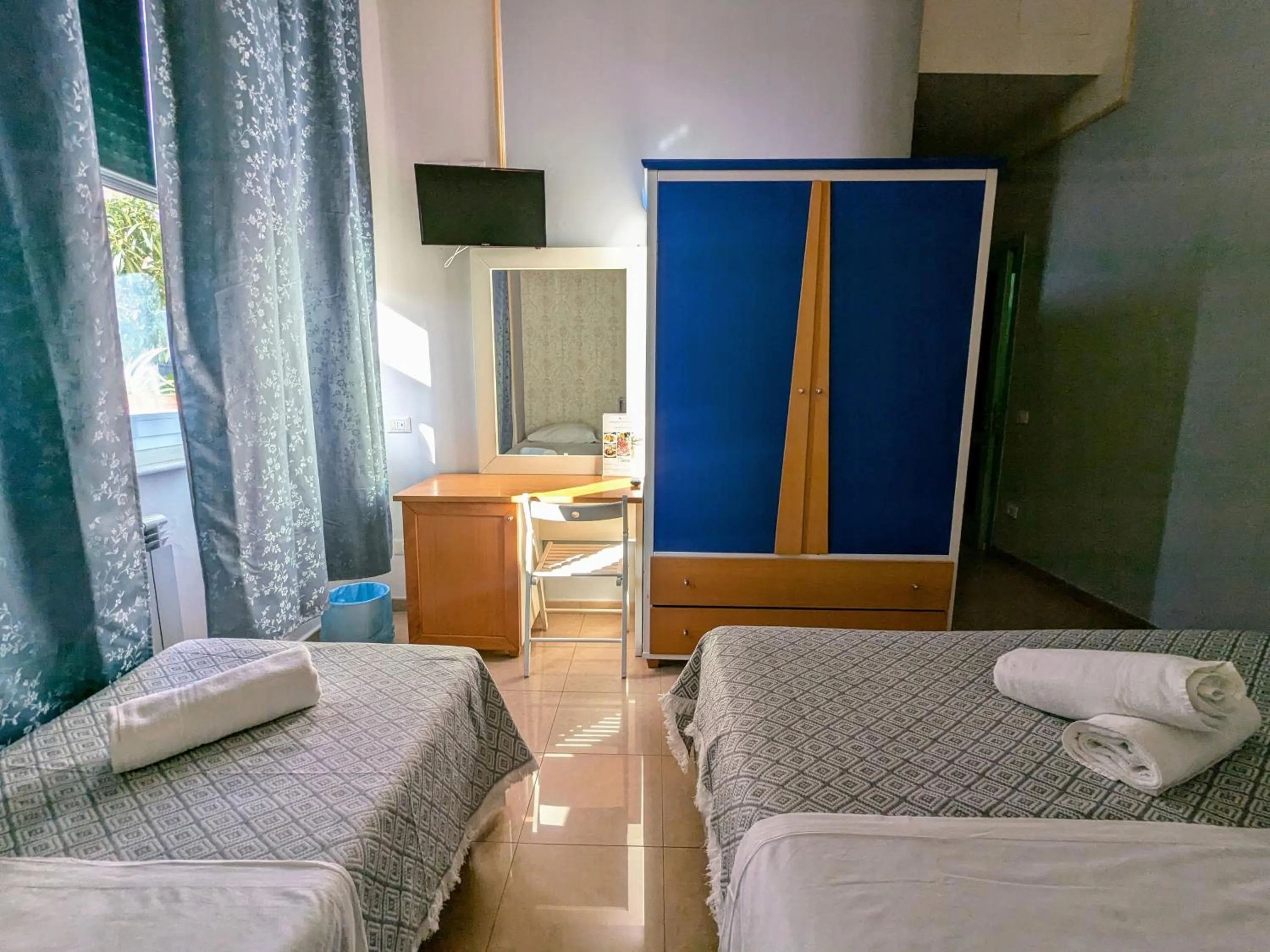 Bed in Hotel Soggiorno Athena