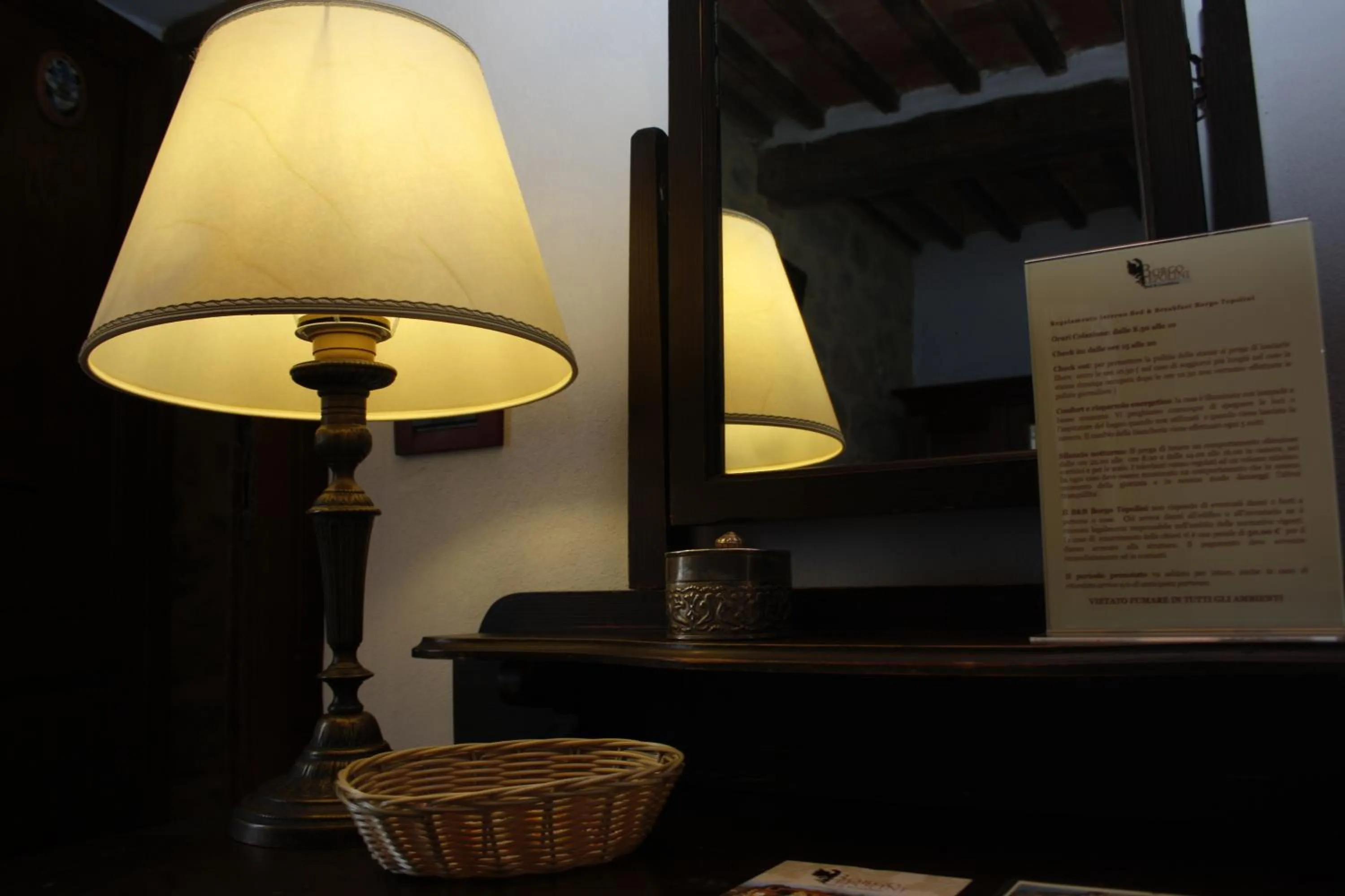 Decorative detail in Borgo Tepolini Country House