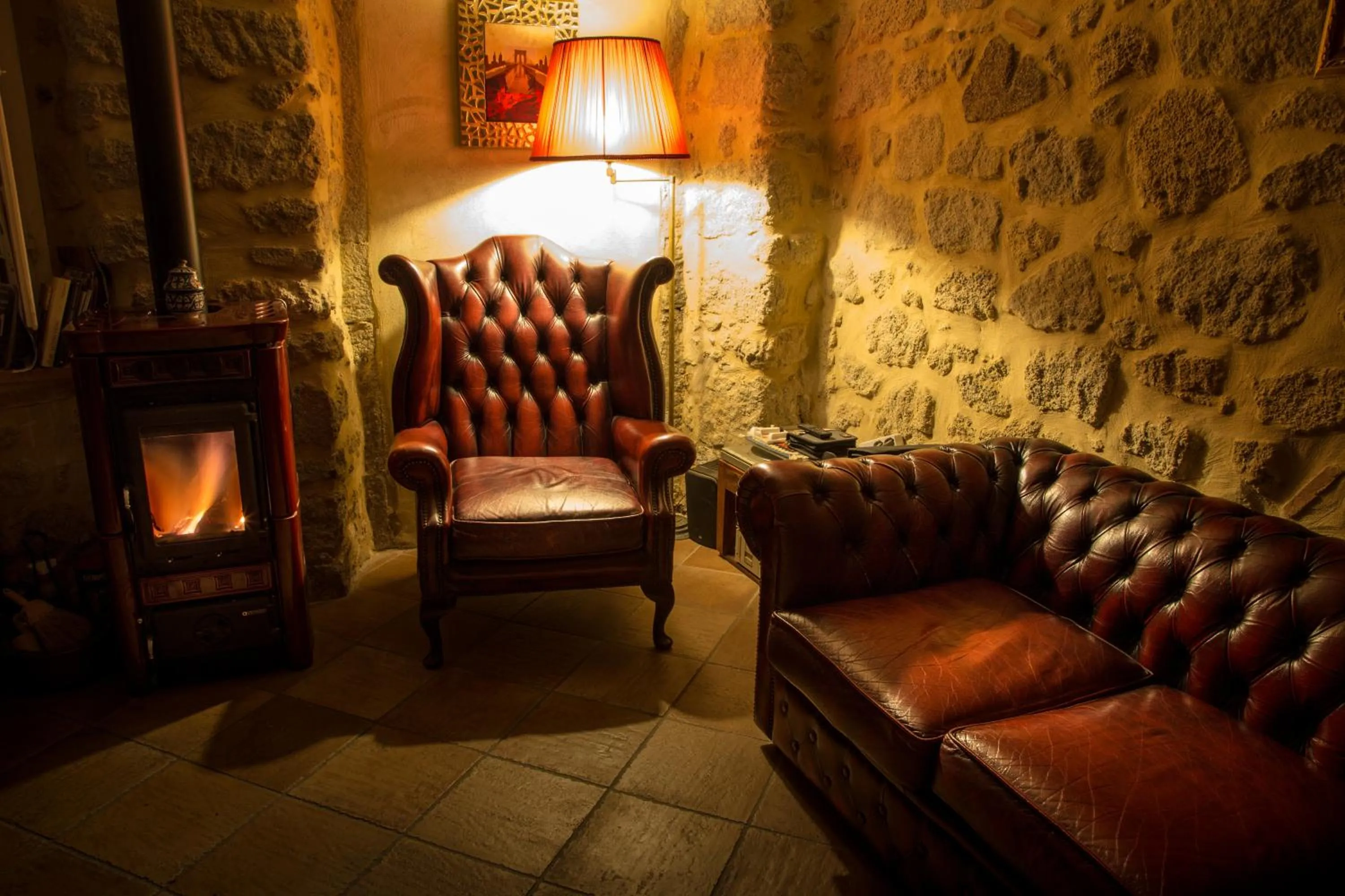 Communal lounge/ TV room in Borgo Tepolini Country House