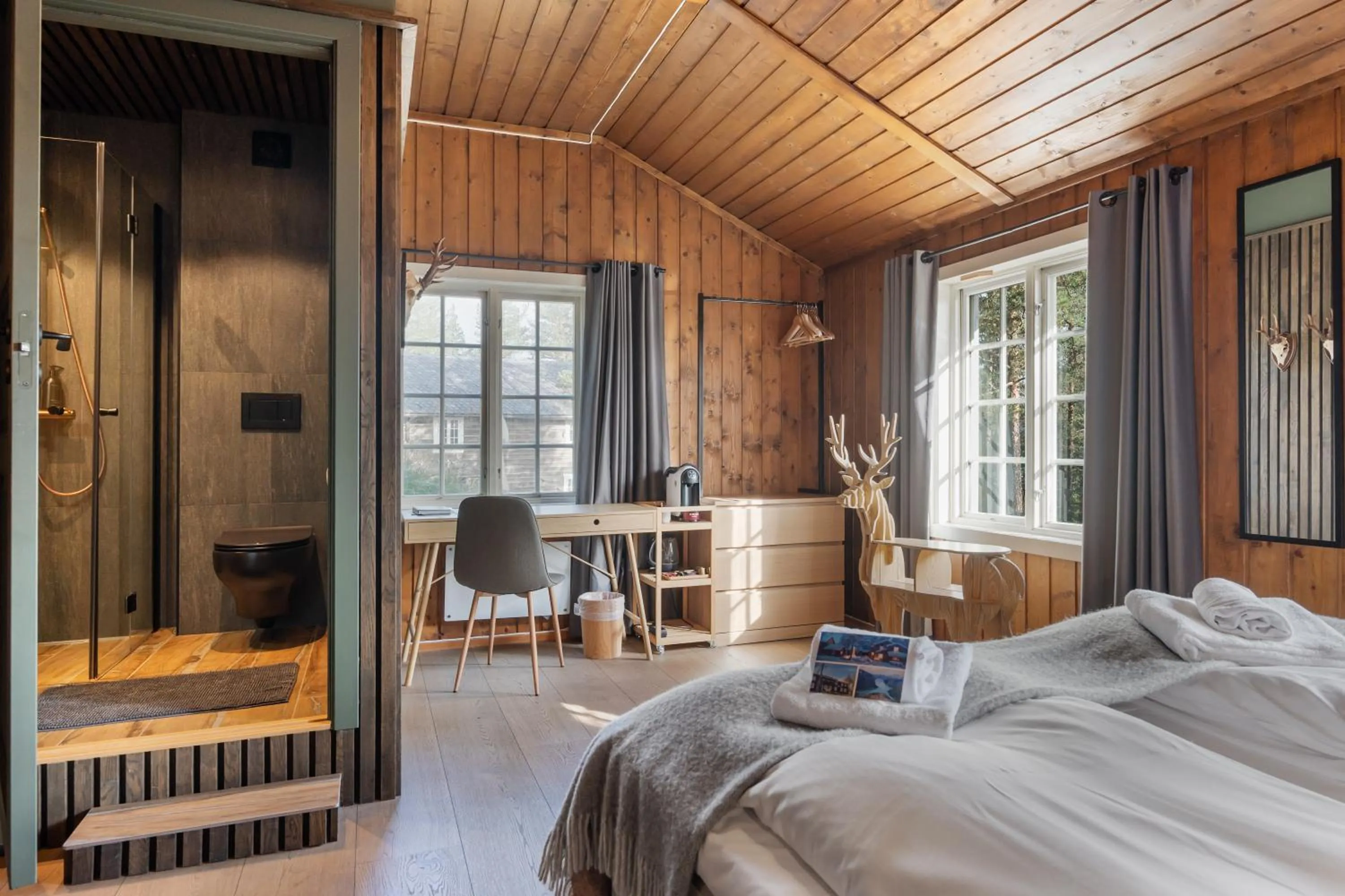 Bed in Herangtunet Mountain Lodge