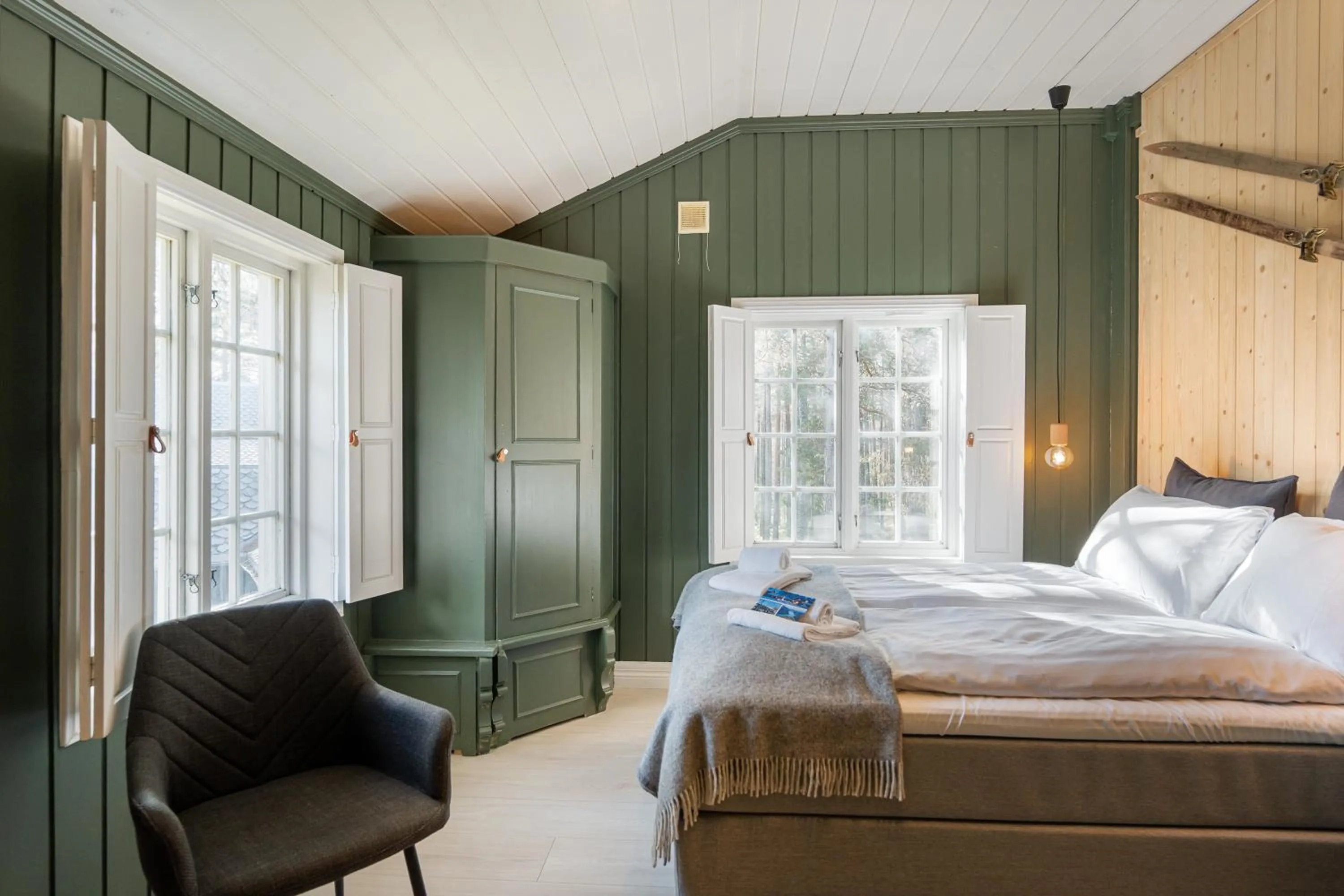 Bed in Herangtunet Mountain Lodge