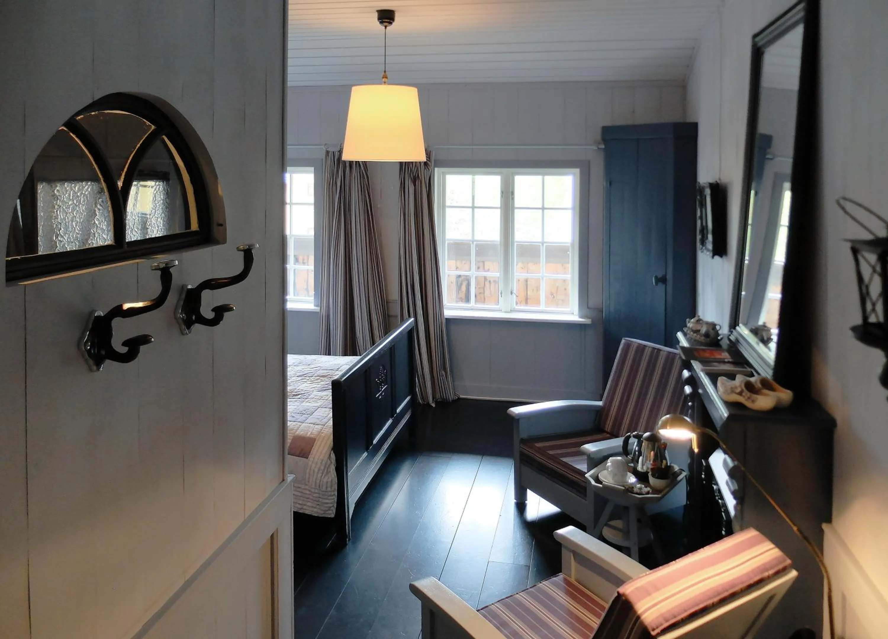 Decorative detail, Bed in Herangtunet Mountain Lodge