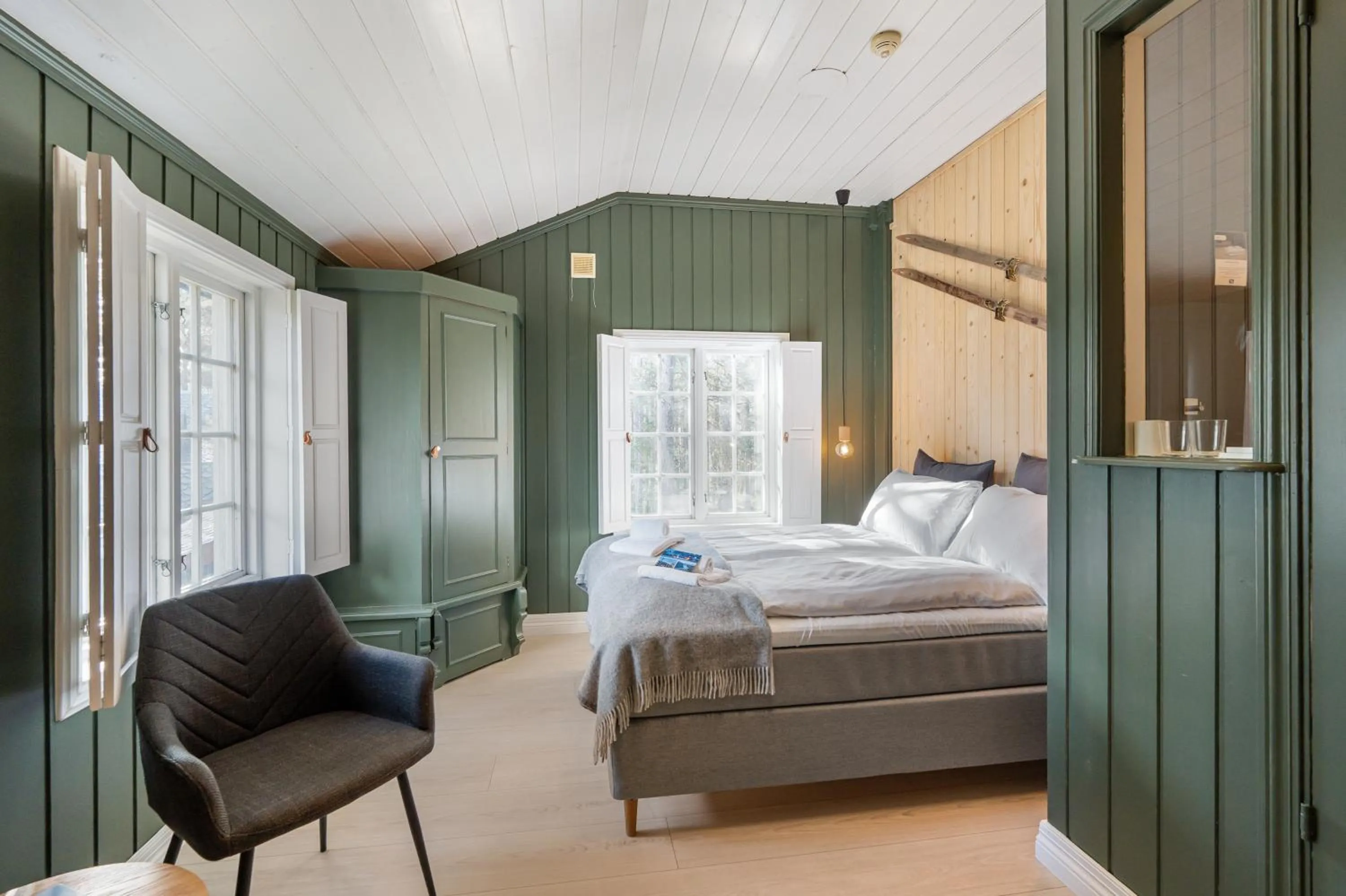 Bed in Herangtunet Mountain Lodge