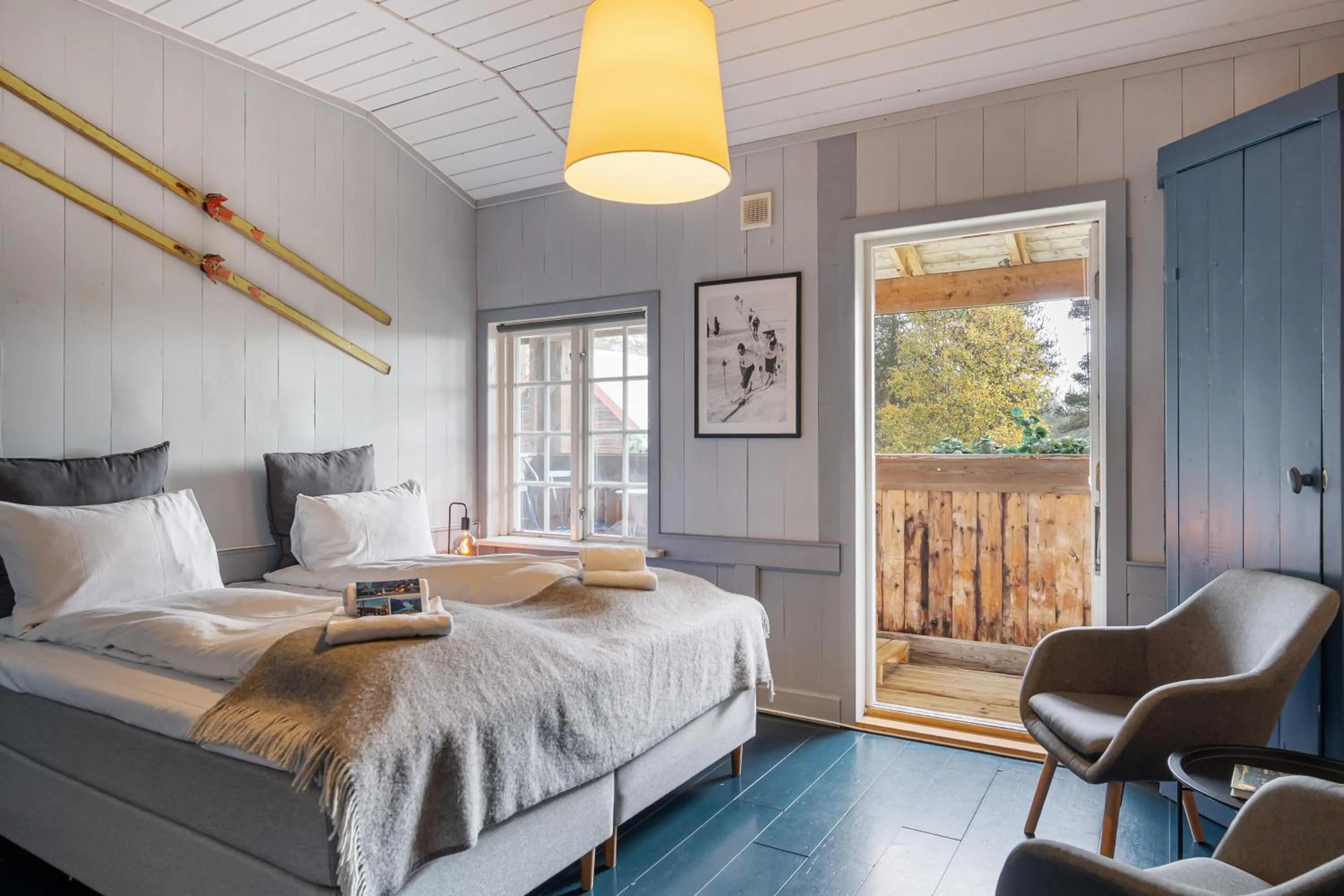 Bed in Herangtunet Mountain Lodge