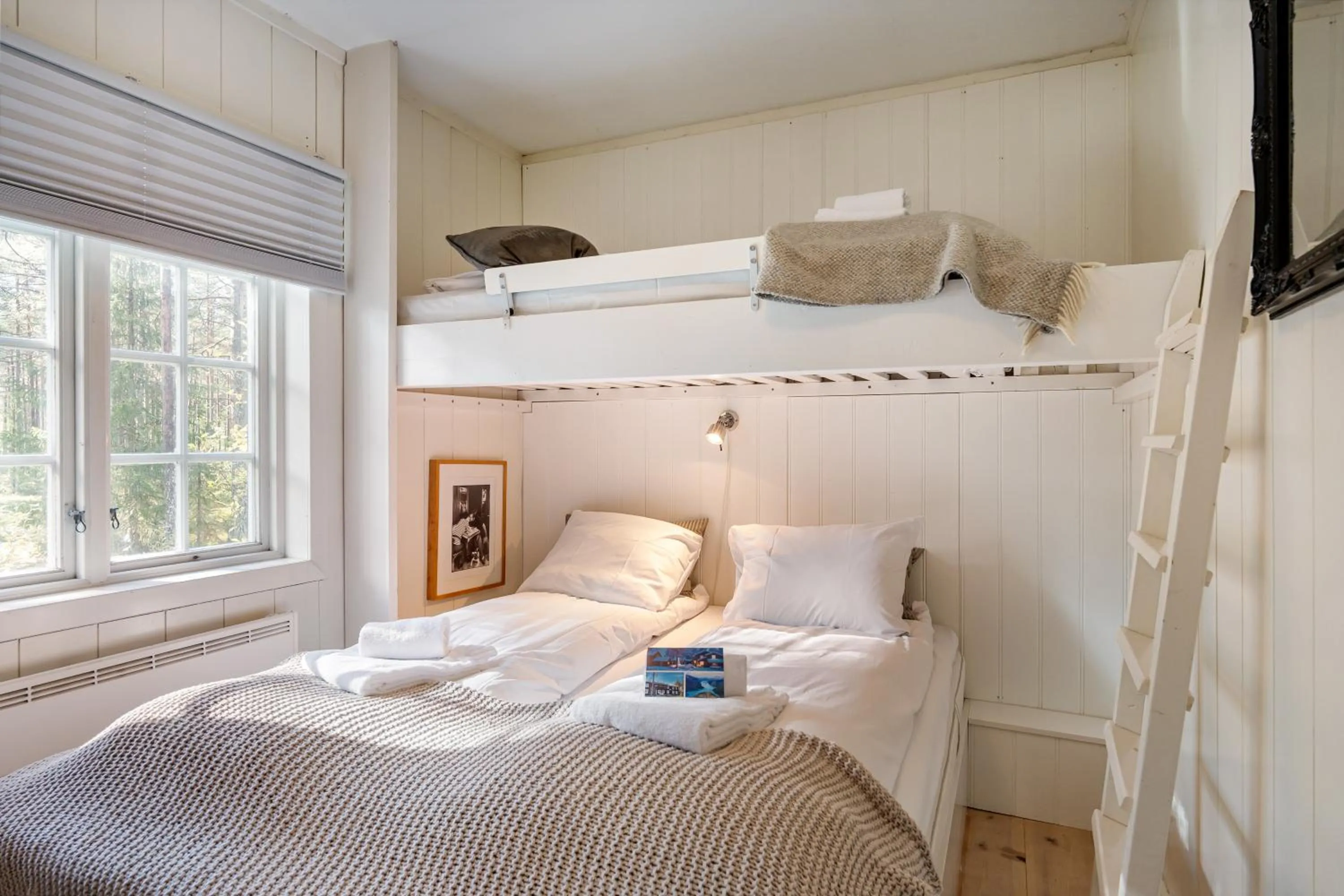 Bed in Herangtunet Mountain Lodge