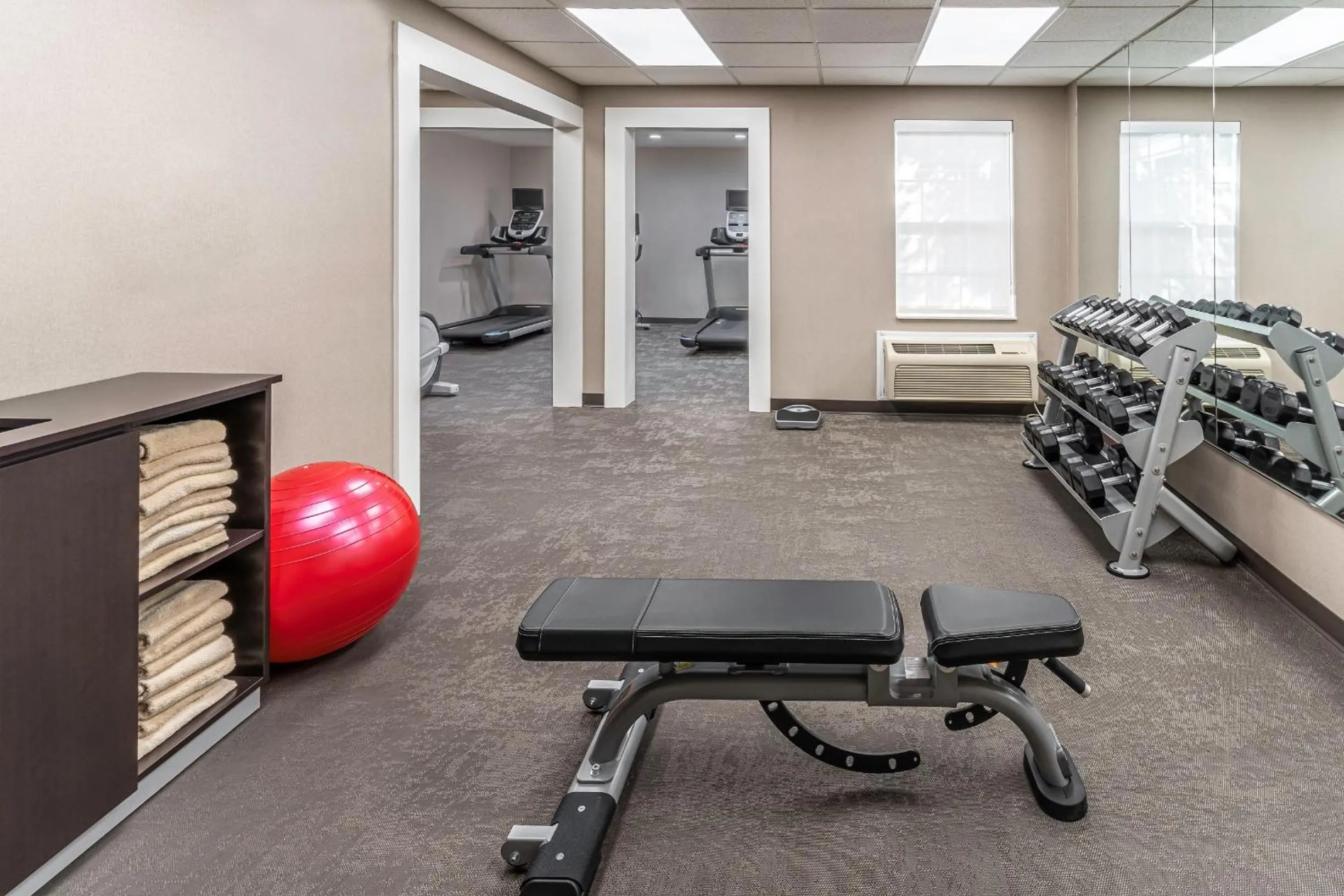 Fitness centre/facilities in Residence Inn Sacramento Rancho Cordova