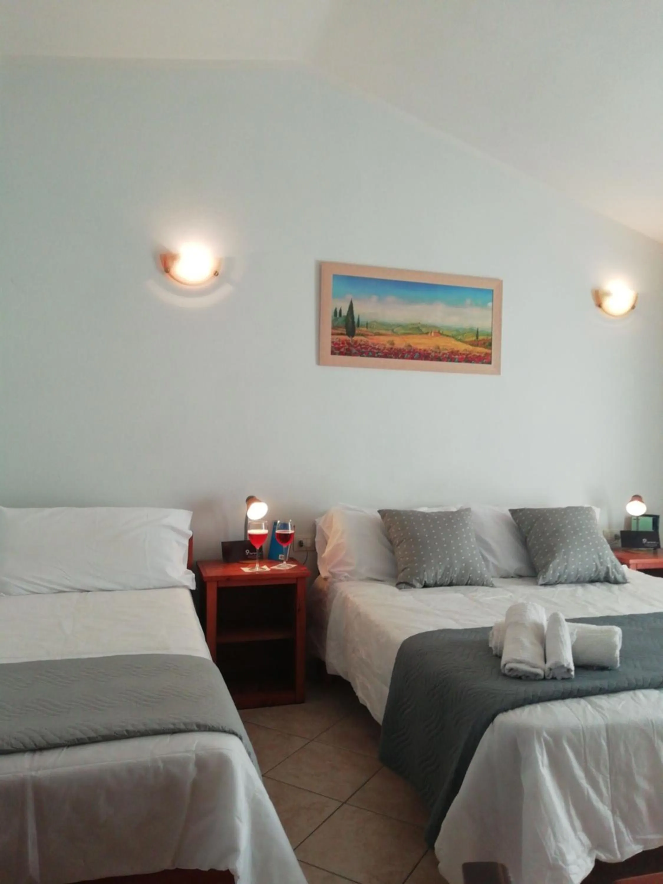 Bed in Hotel Velasole