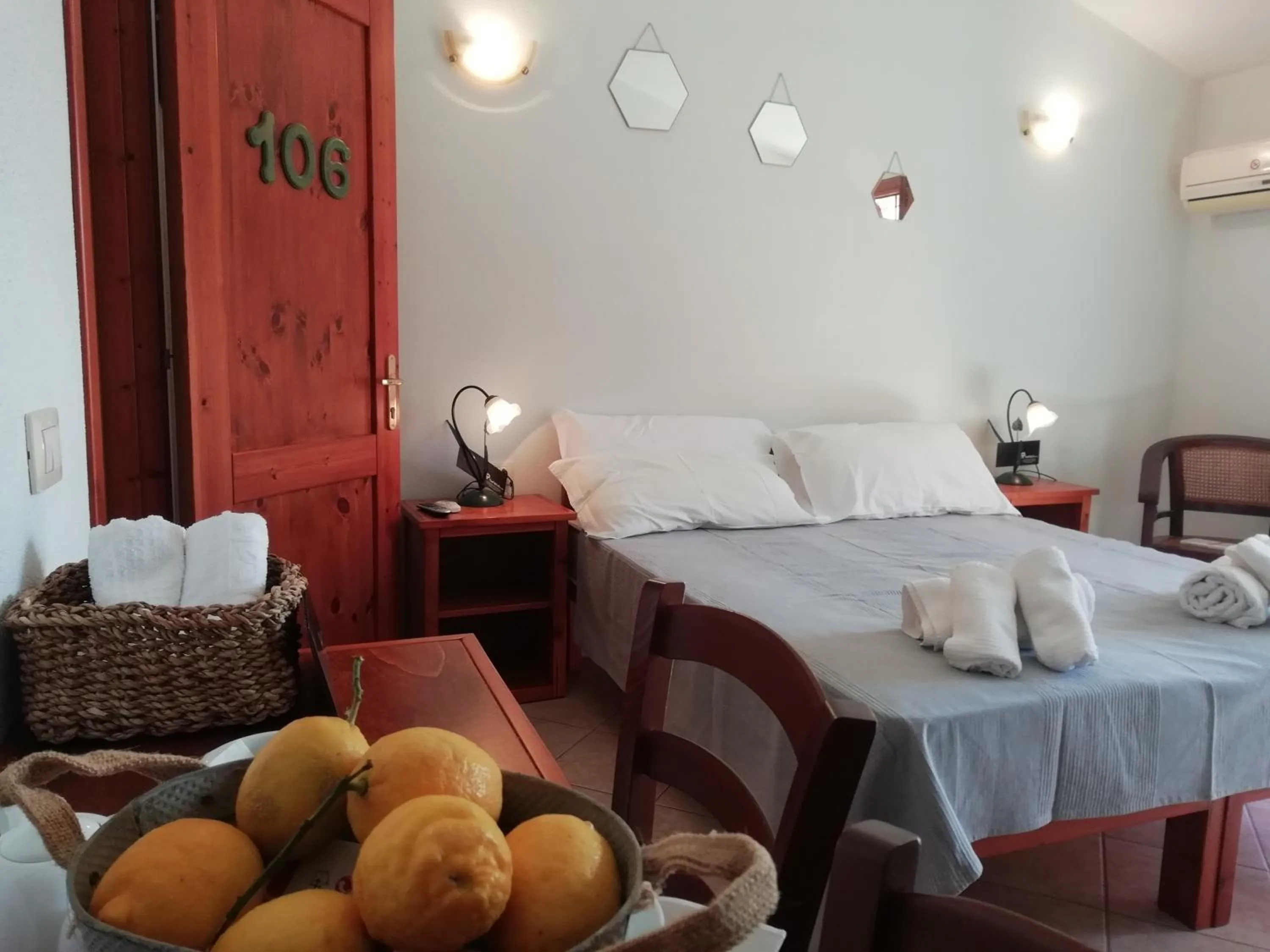 Bed in Hotel Velasole