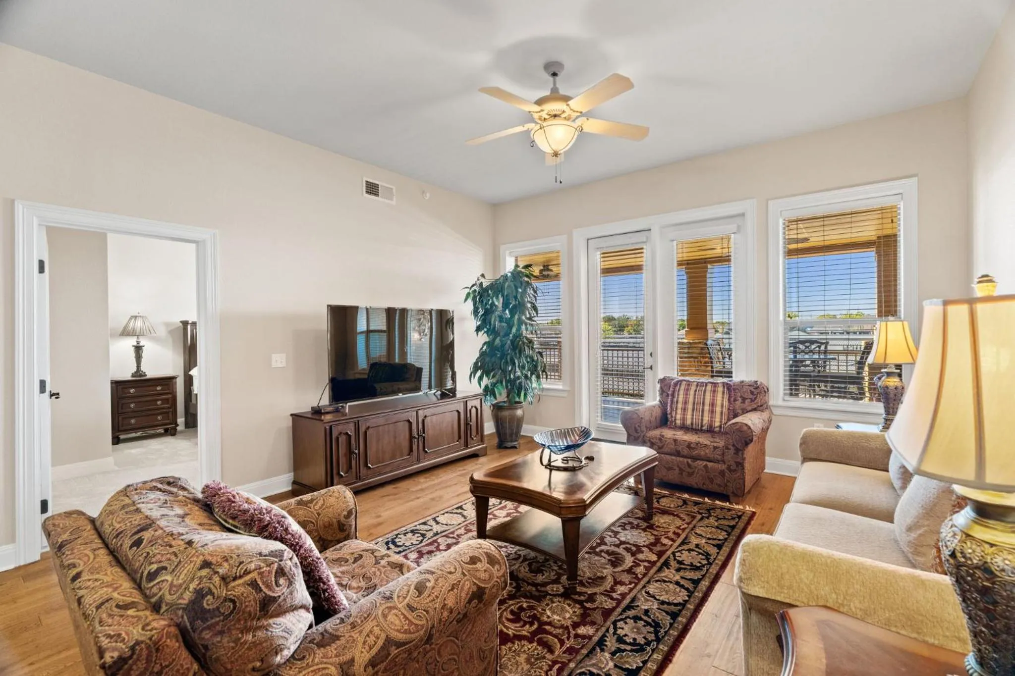 Living room in Horseshoe Bay Resort