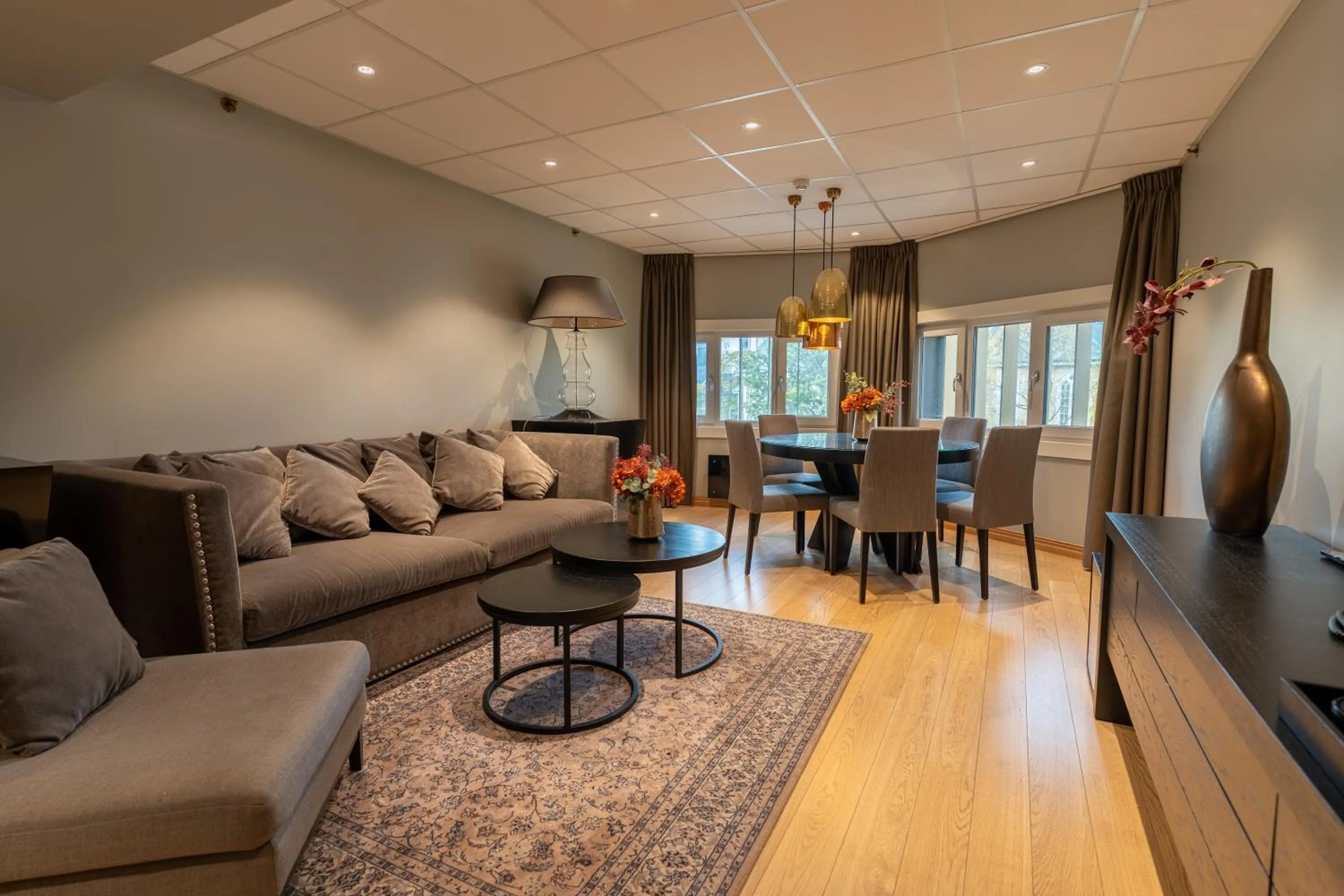 Living room in Quality Hotel Saga