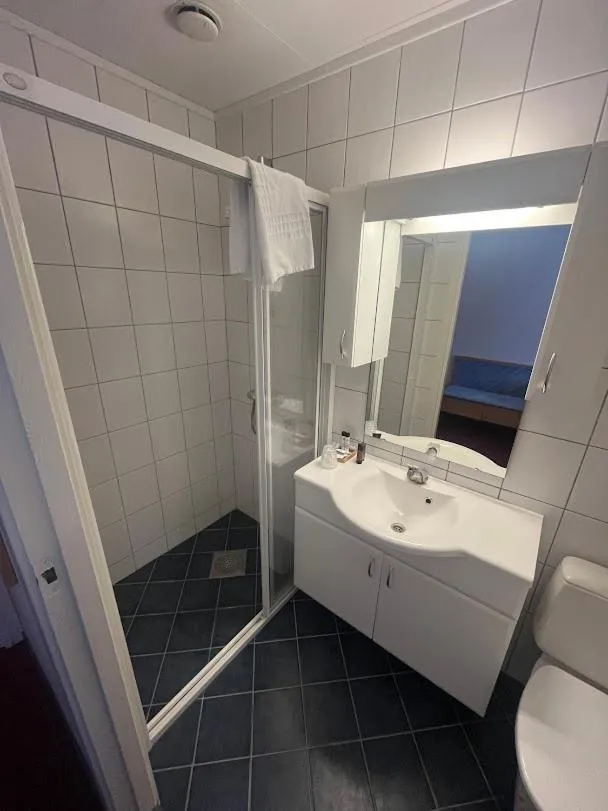 Bathroom in Welcome Inn Hotel Lyngskroa