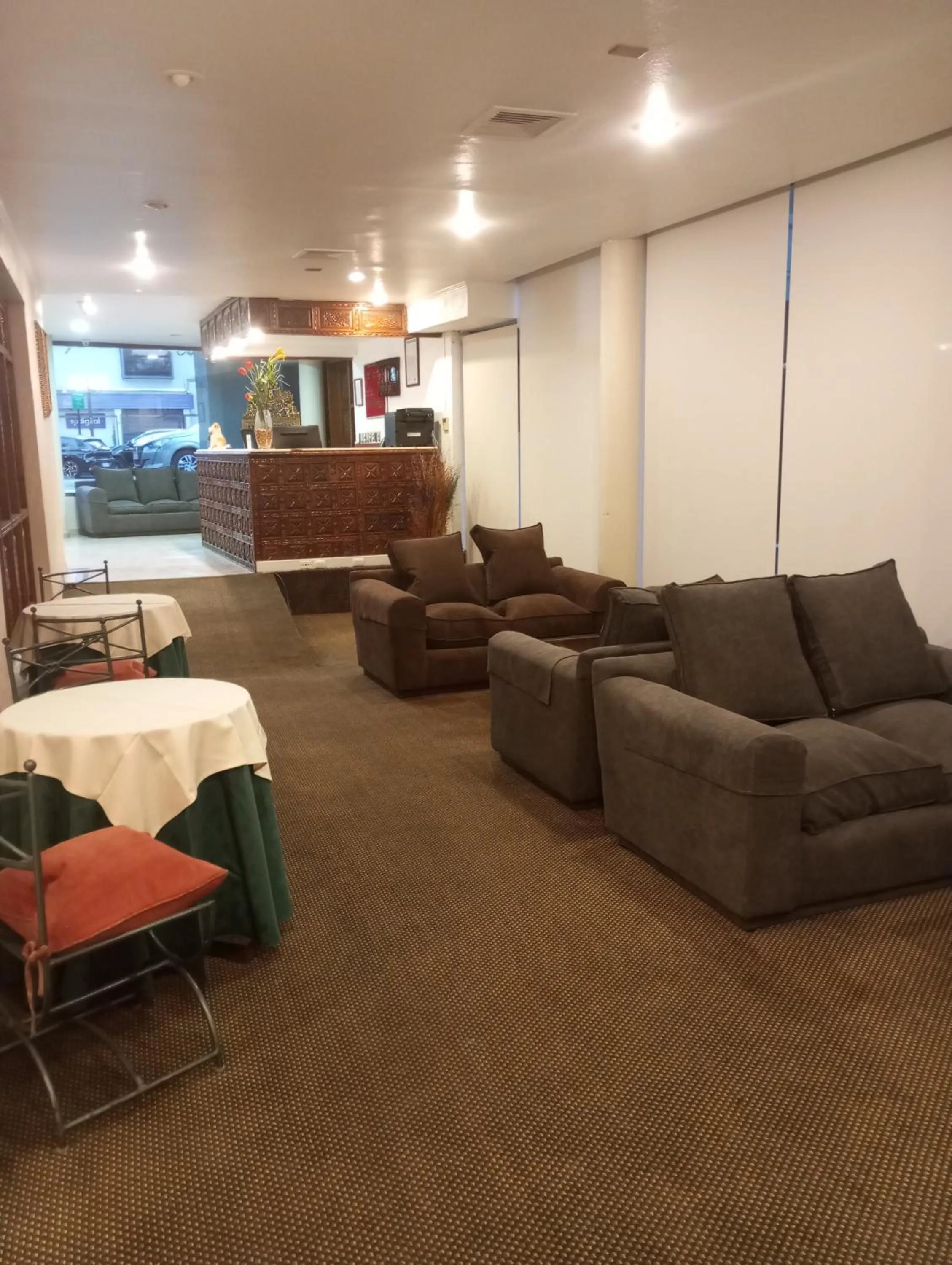 Seating area in Hotel Alcala del Rio