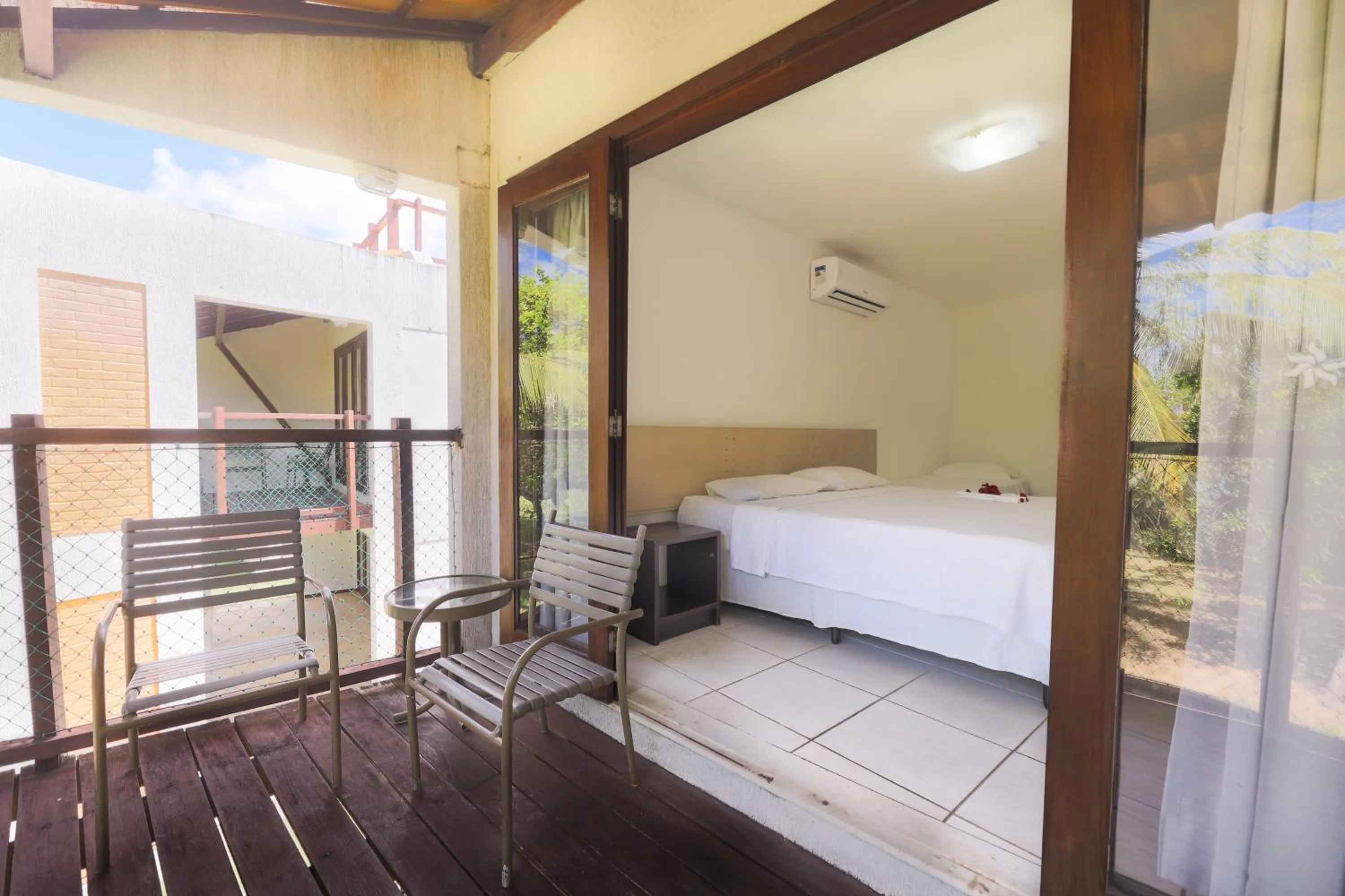 Balcony/Terrace, Bed in Sun Bay Pipa Hotéis