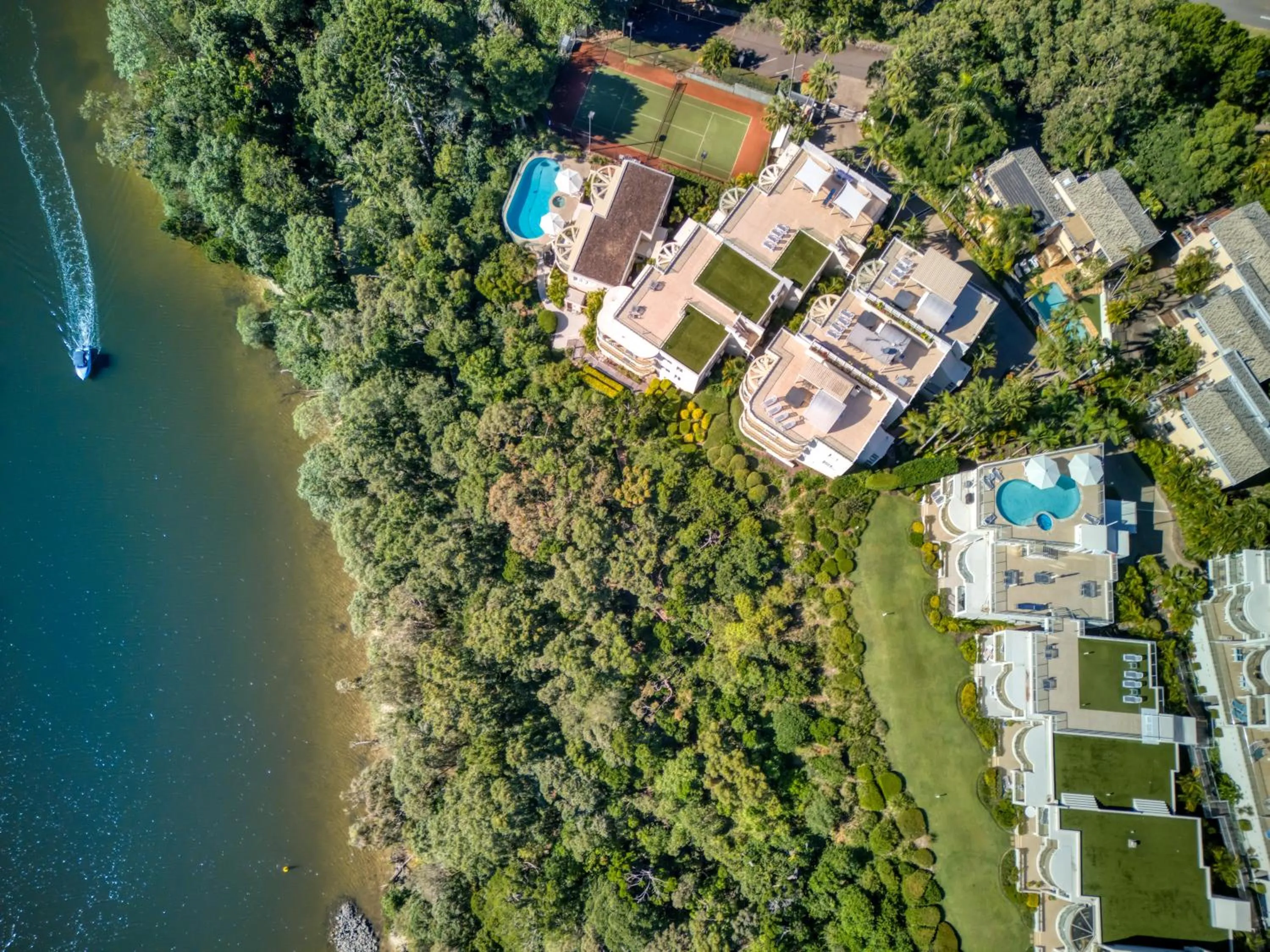 Bird's eye view in Noosa Crest Resort