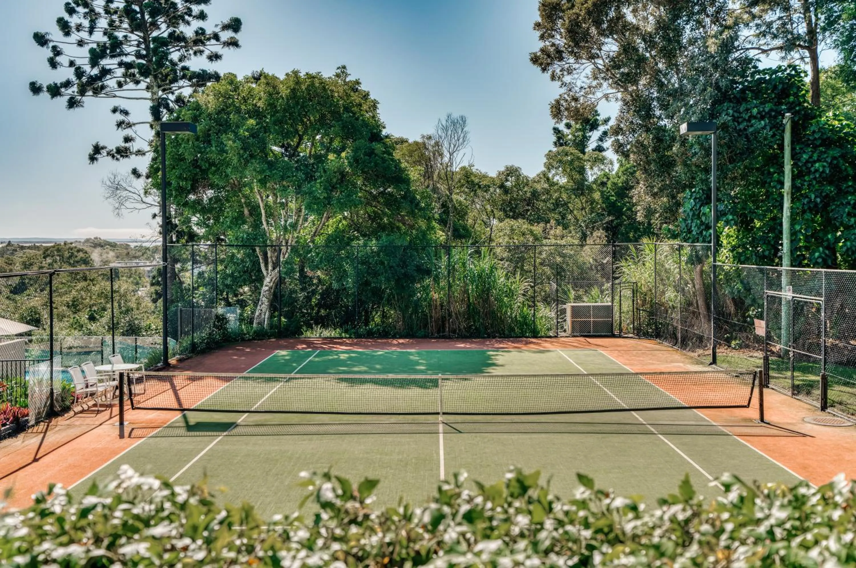 Tennis court in Noosa Crest Resort