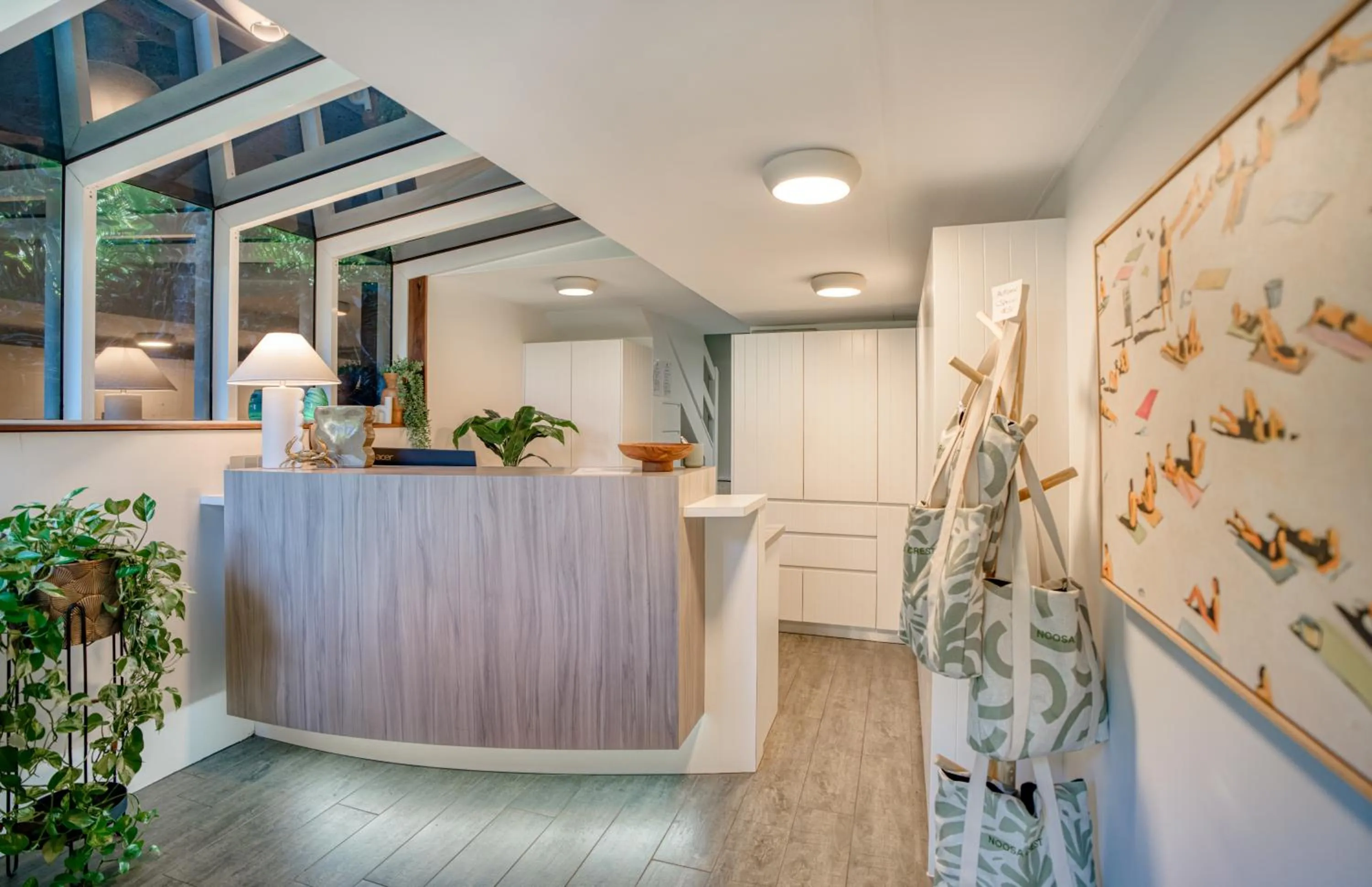 Lobby or reception in Noosa Crest Resort